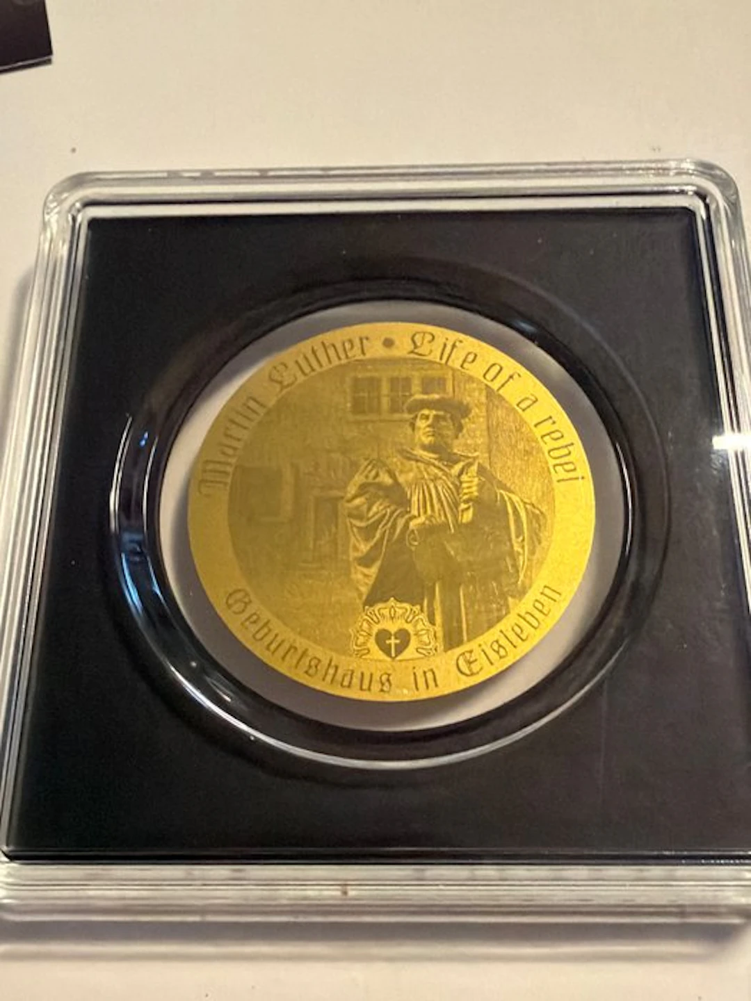 Chad. 3000 Francs Martin Luther , 1/200 Oz (.999) (No reserve price)