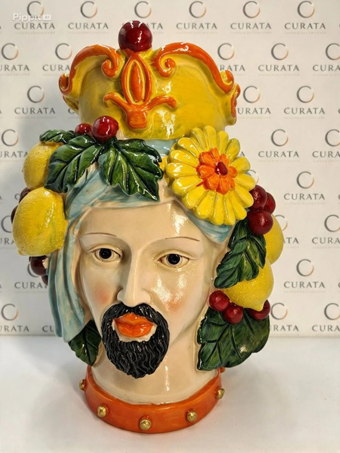 Figurine - Vaso Testa di Moro - Resin