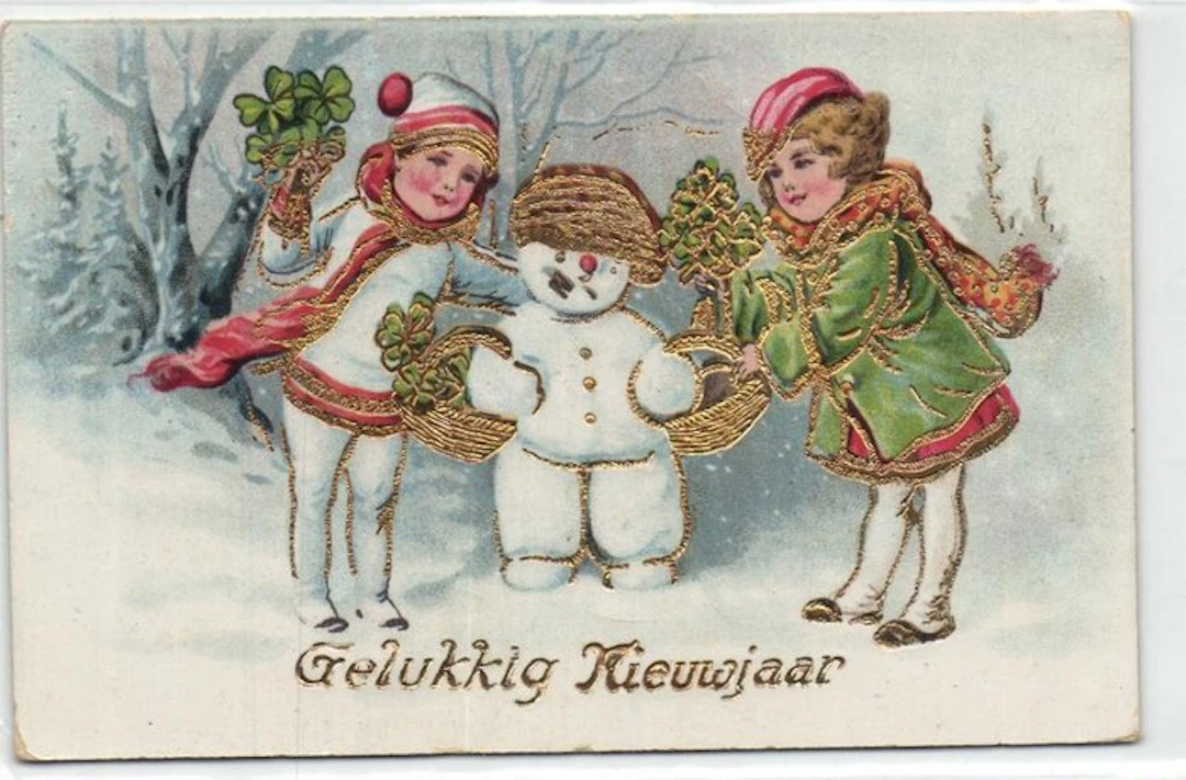 Fantasy Snowman - Wishing You a Happy New Year