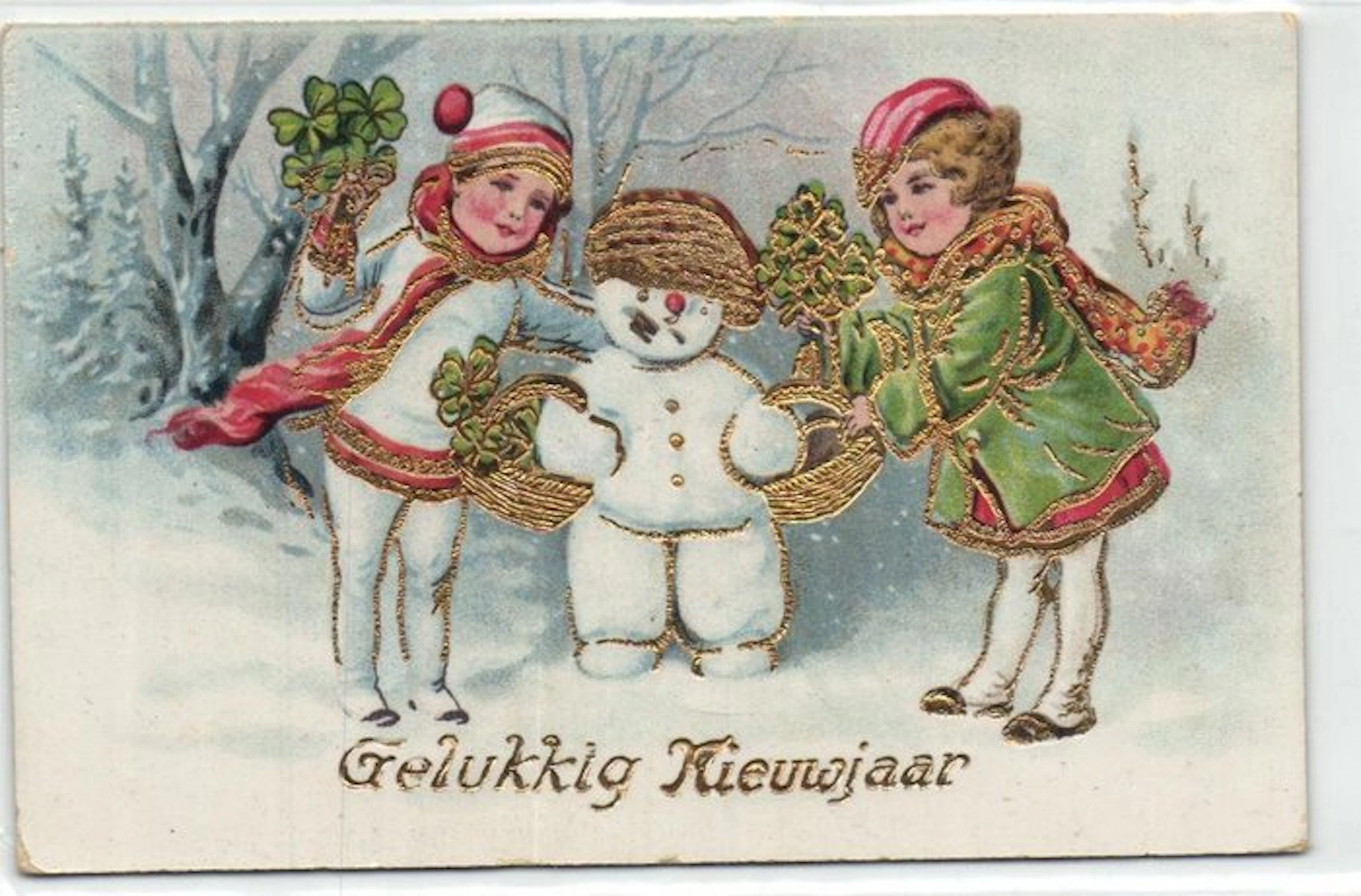 Fantasy Snowman - Wishing You a Happy New Year