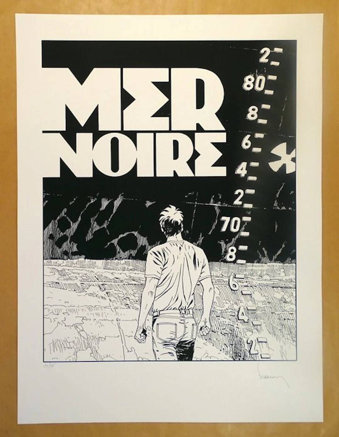 Francq, Philippe - 1 Silkscreen - Largo Winch - Mer Noire