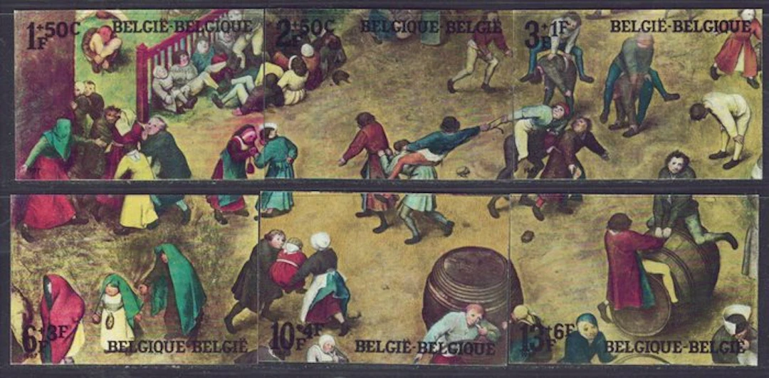 Belgium 1967 - Children's Games by Pieter Bruegel the Elder