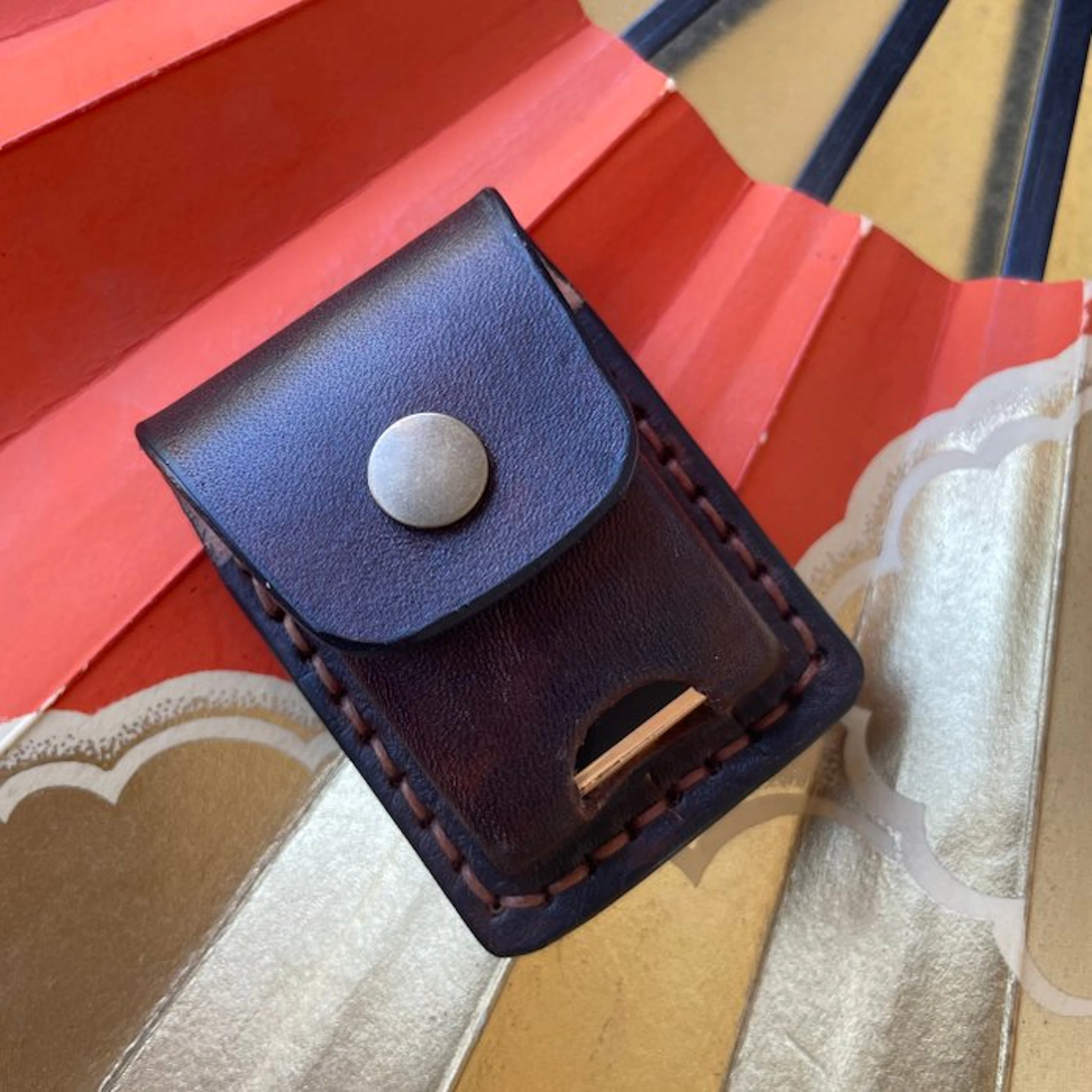 Handmade Genuine Leather black case for Dupont standard...