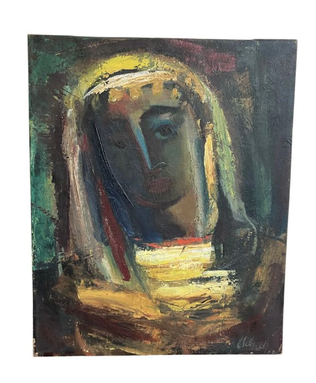 Lode Sebregts (1906-2002) - Portrait of an Arab girl - Belgium ca. 1960