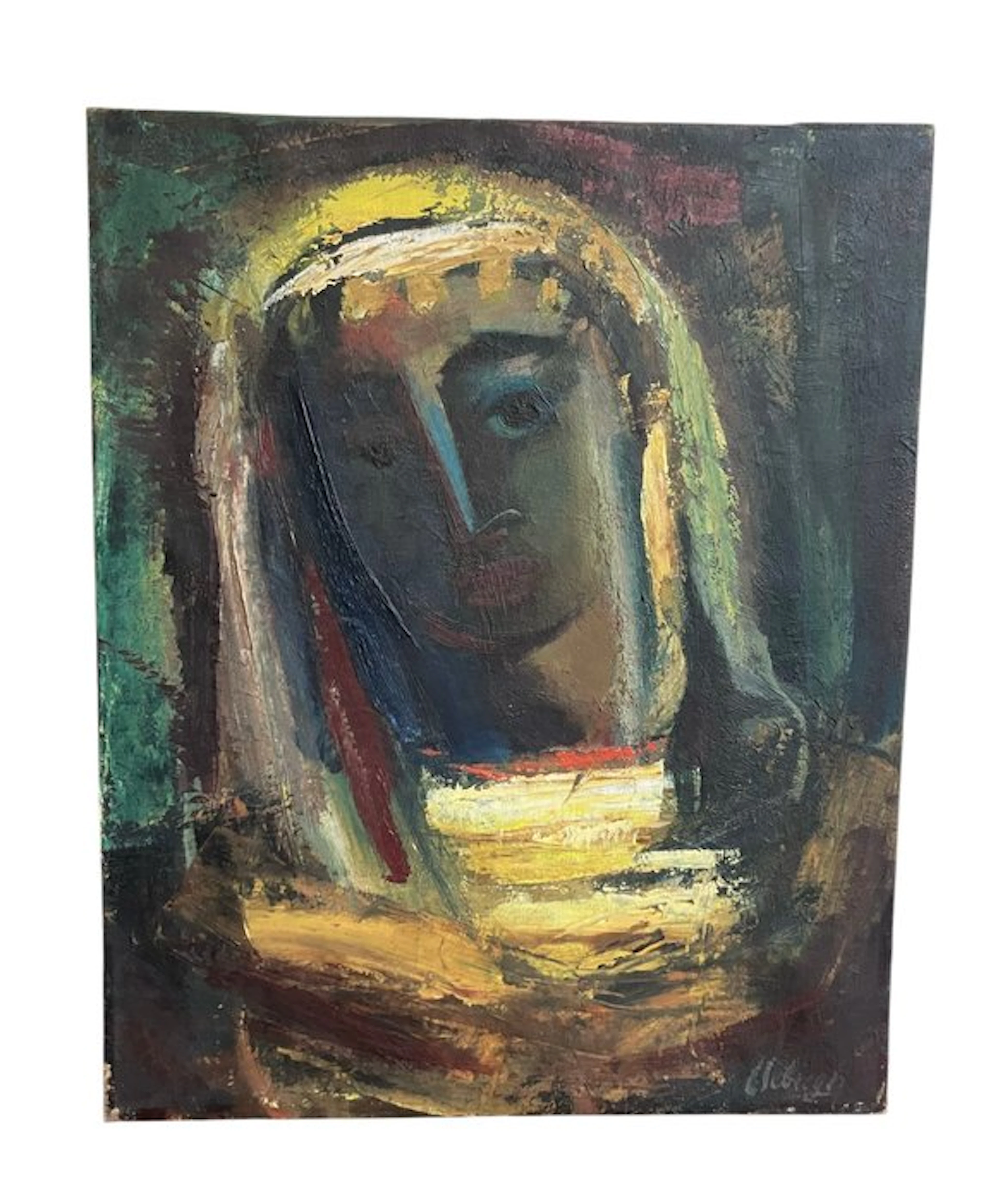 Lode Sebregts (1906-2002) - Portrait of an Arab girl - Belgium ca. 1960