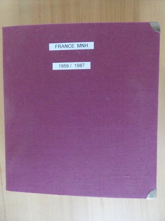 France 1959/1987 - Complete album, all MNH, from 1959 to 1987