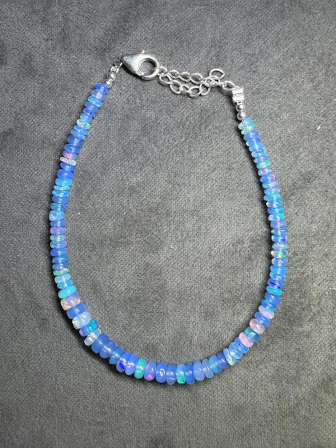 Blue opal bracelet