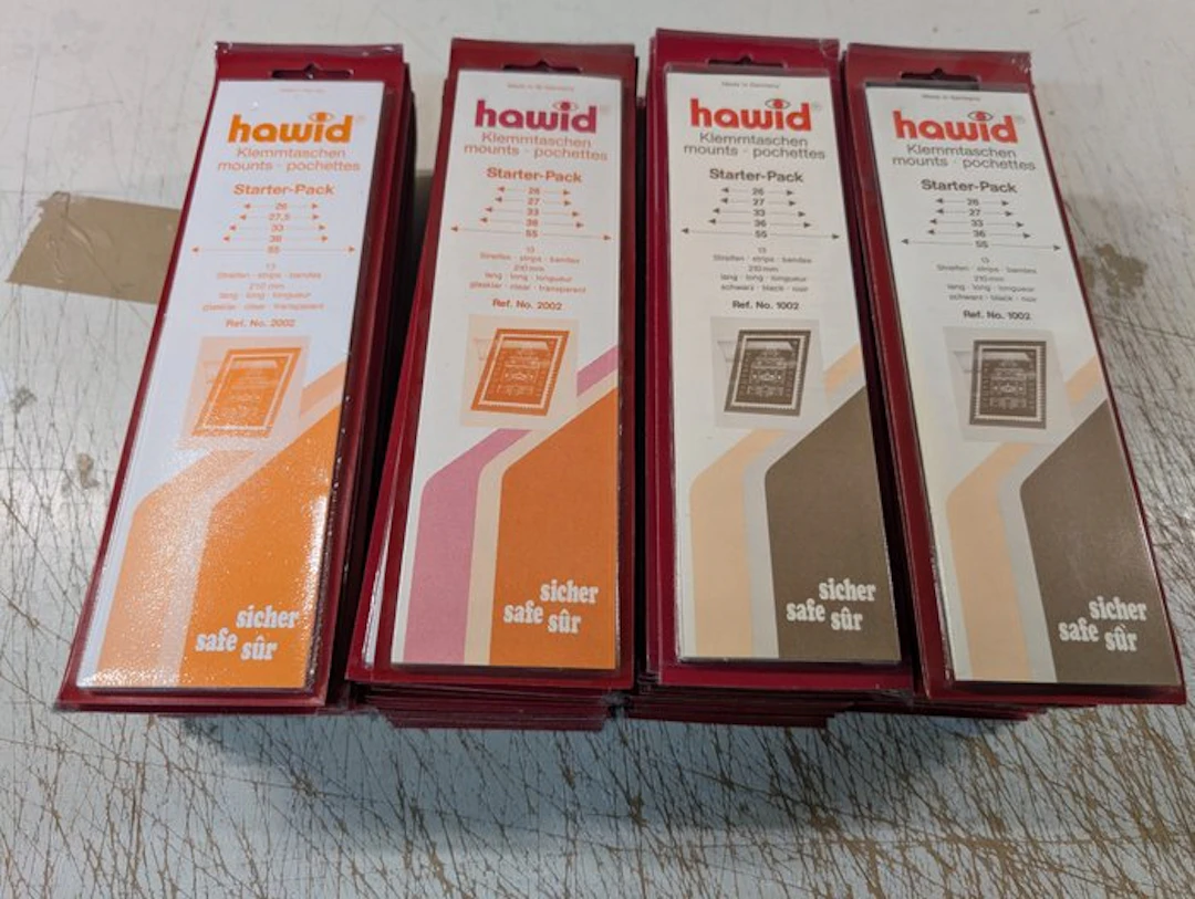 Clamp strips for postage stamps - Hawid Clamp Strips – 61...