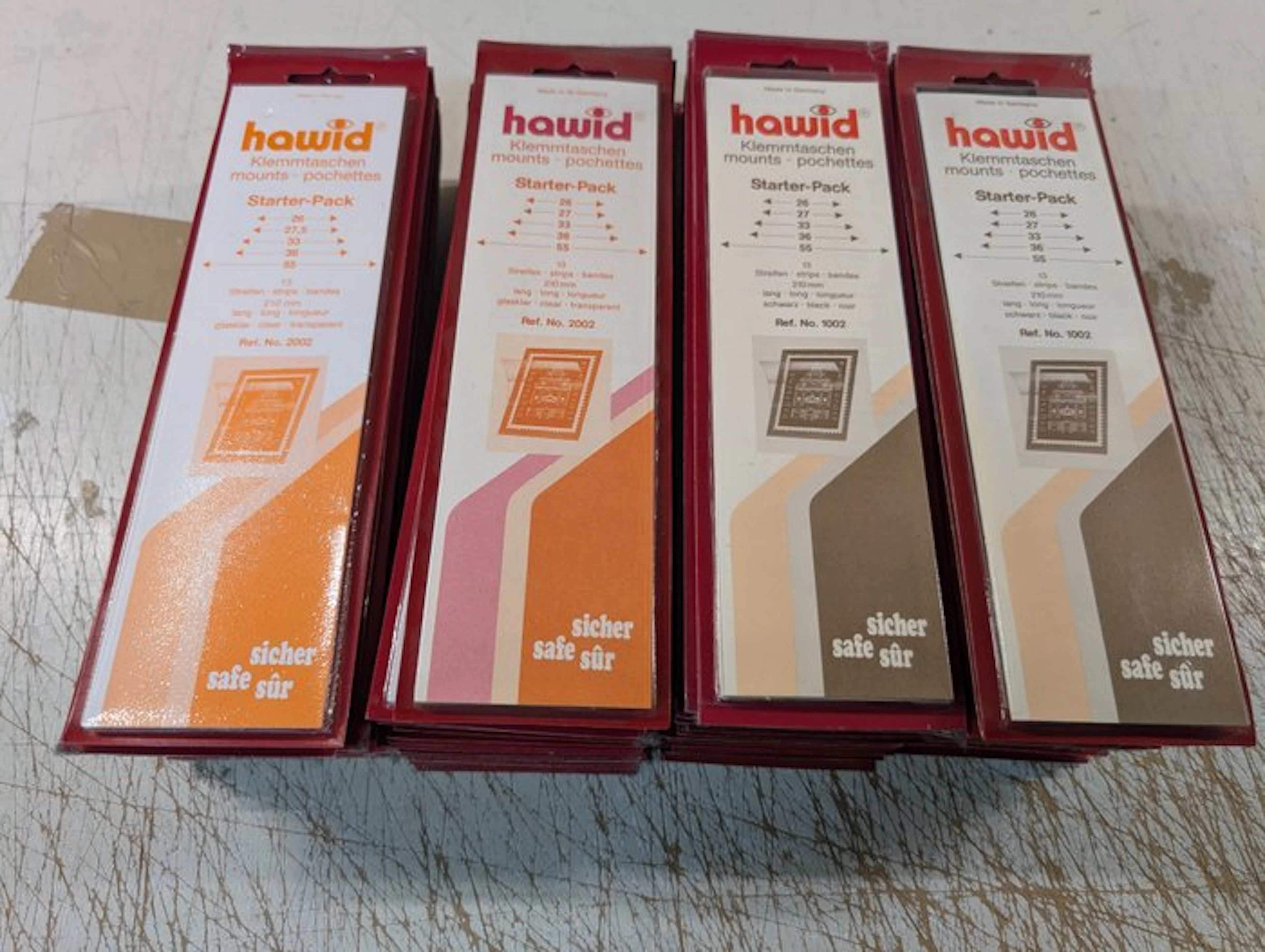 Clamp strips for postage stamps - Hawid Clamp Strips – 61...