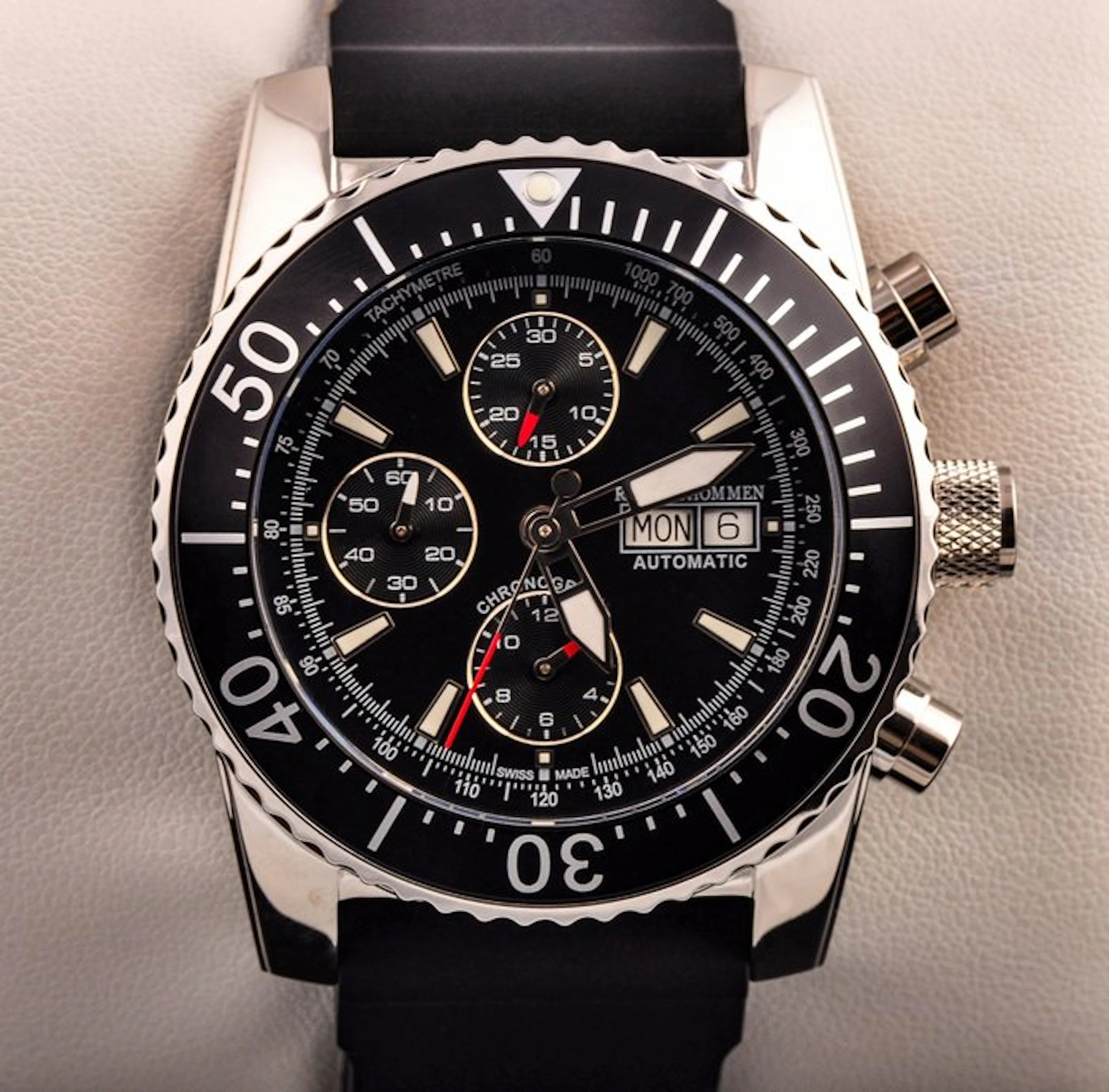 Revue Thommen - Diver’s Day-Date Chronograph - No reserve...