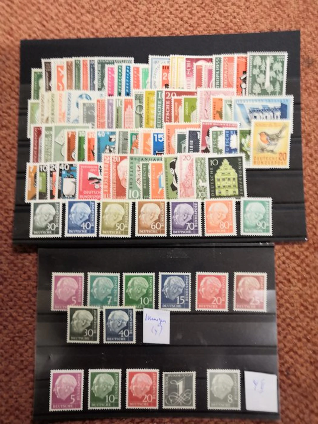 Germany, Federal Republic 1954/1957 - Volumes from no