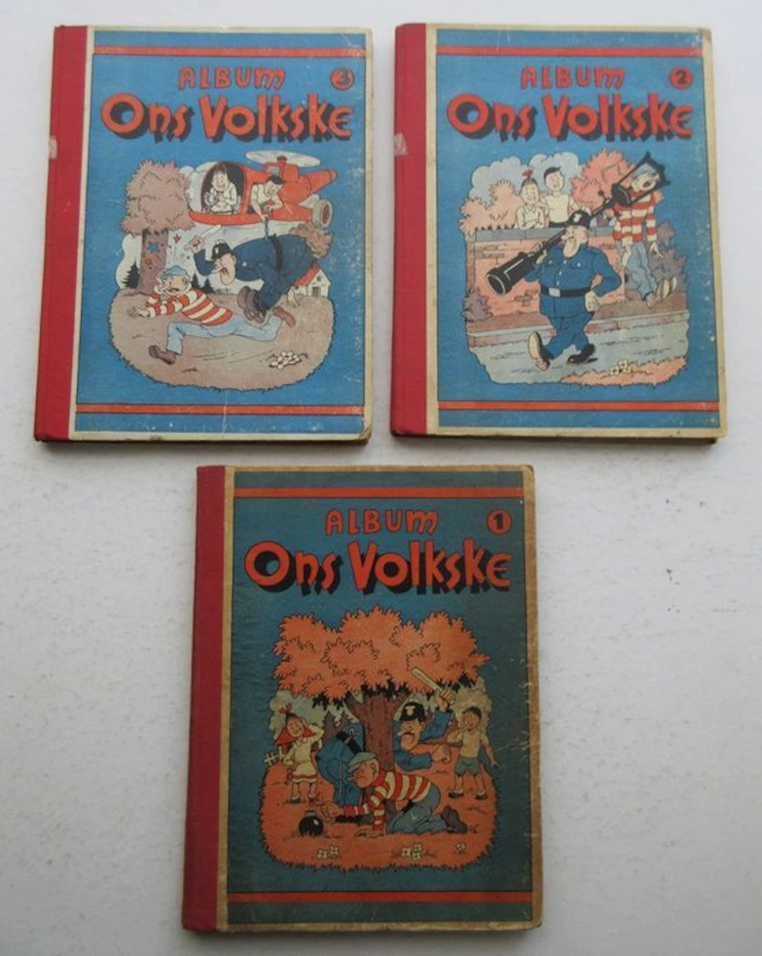 Ons Volkske - Album Ons Volkske 1/2/3 - 3 Album - First edition - 1951