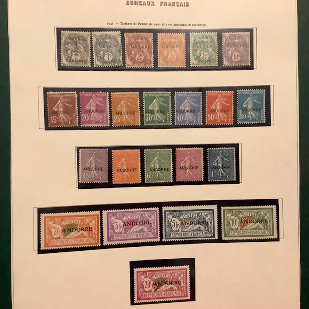 Andorra 1921 - First issue Mouchon