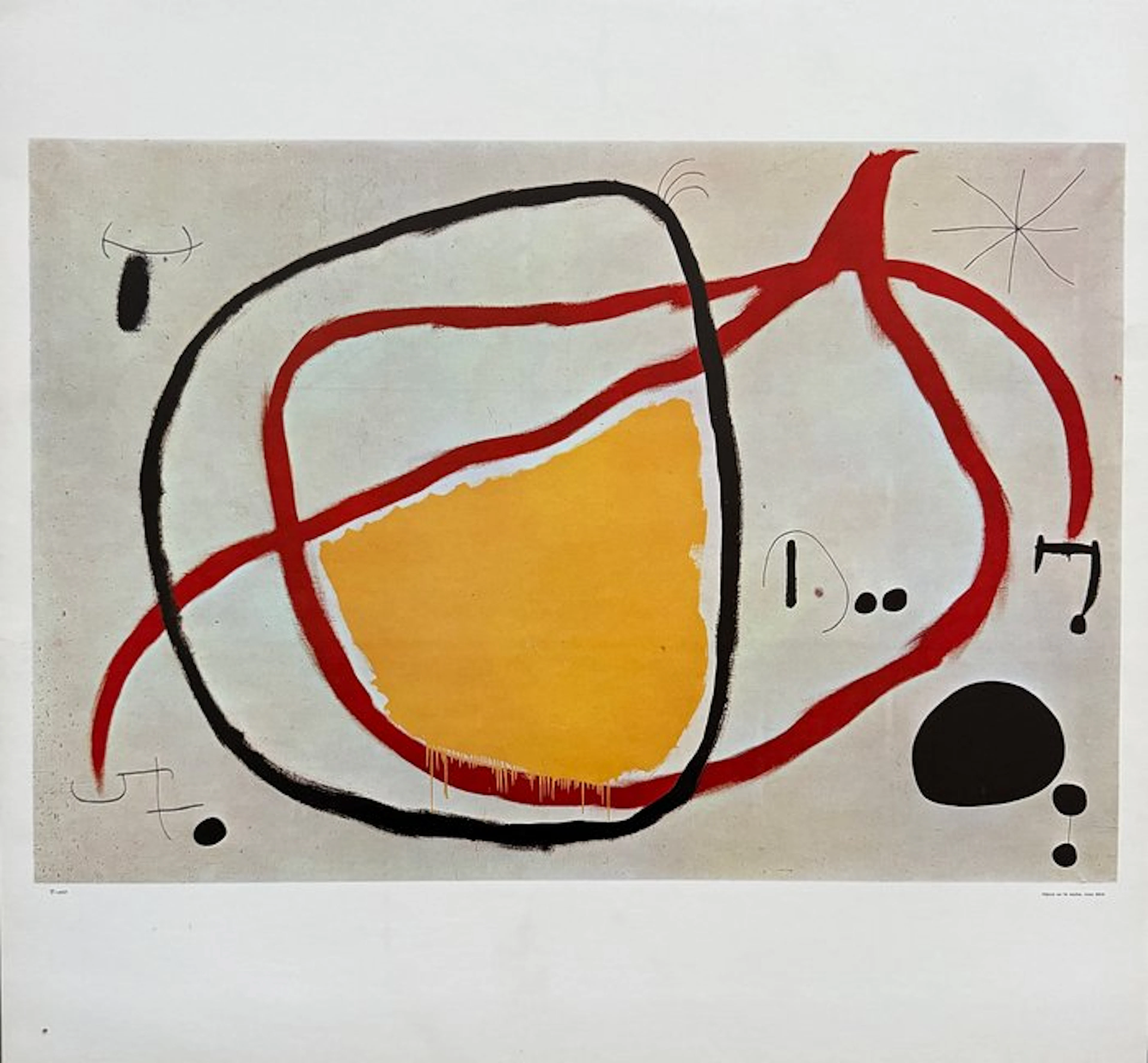 Joan Miro (1893-1983) - Composition