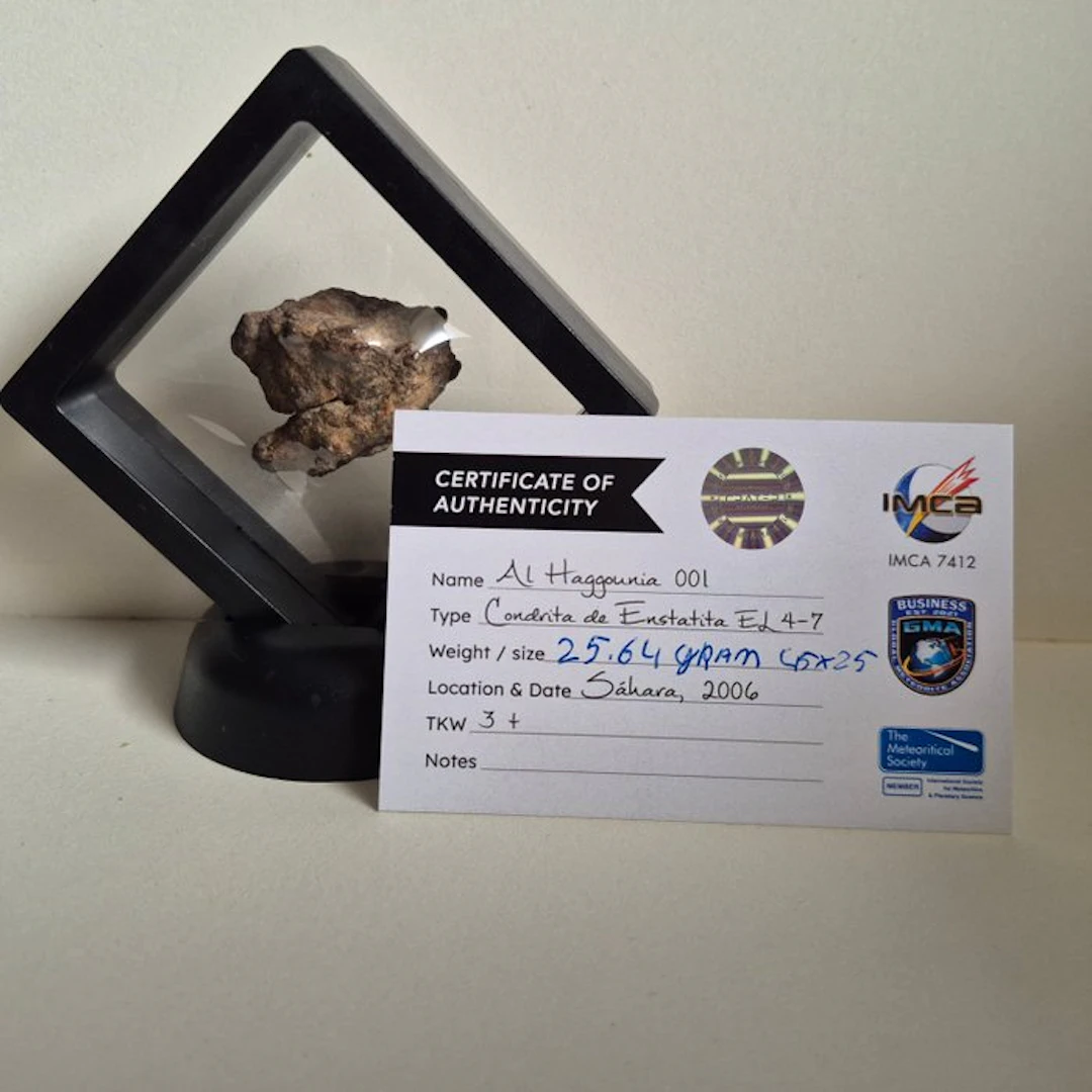 Al Haggounia with Sahara sand! + authenticity certificate...