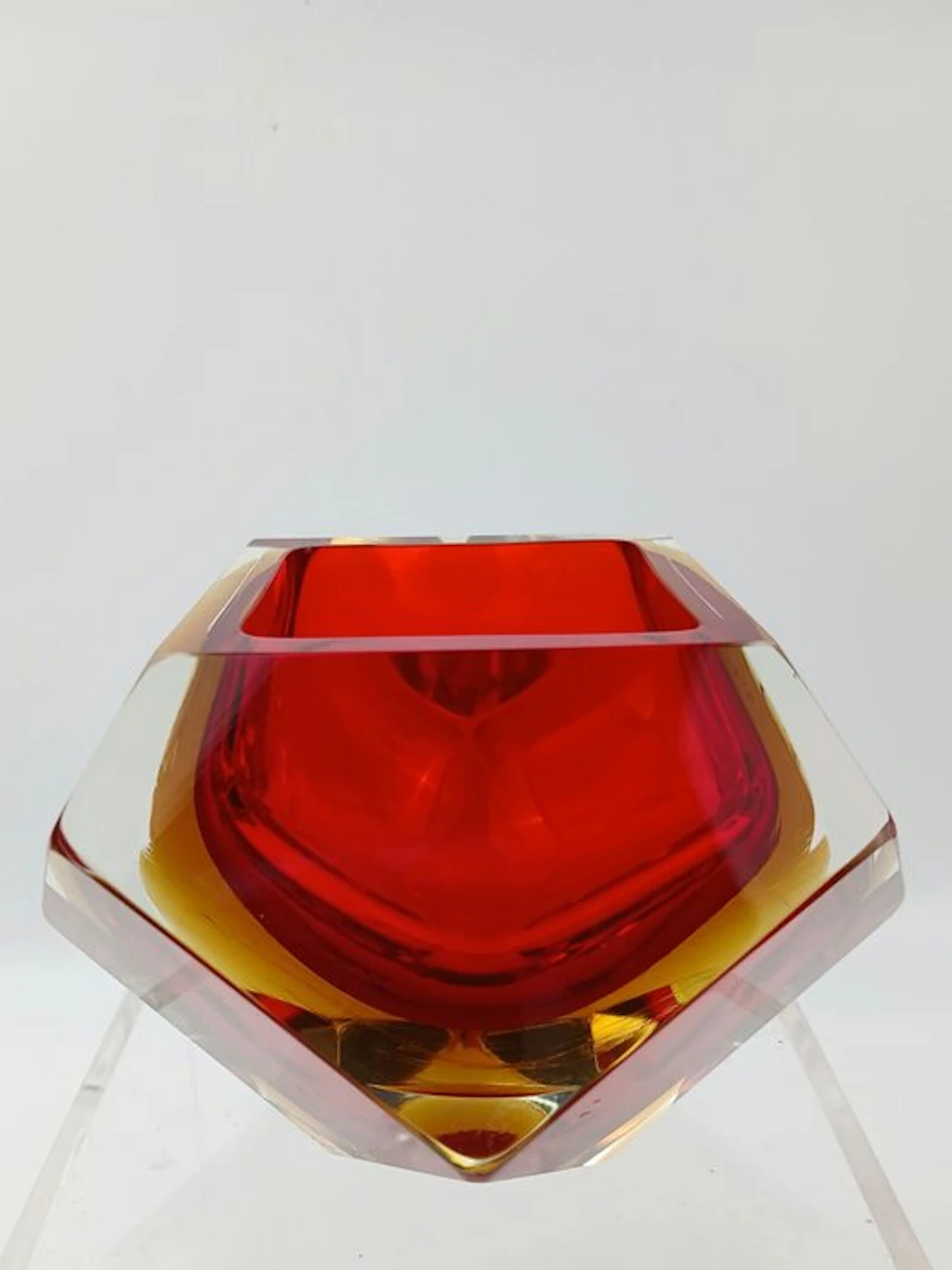 Ashtray - Glass - Sommerso ashtray