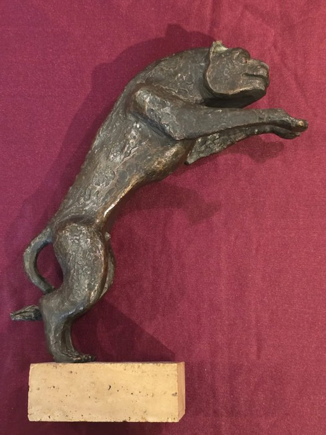 Sculpture, Animalier scultura bronzo - 24 cm - Gilt bronze - 1900