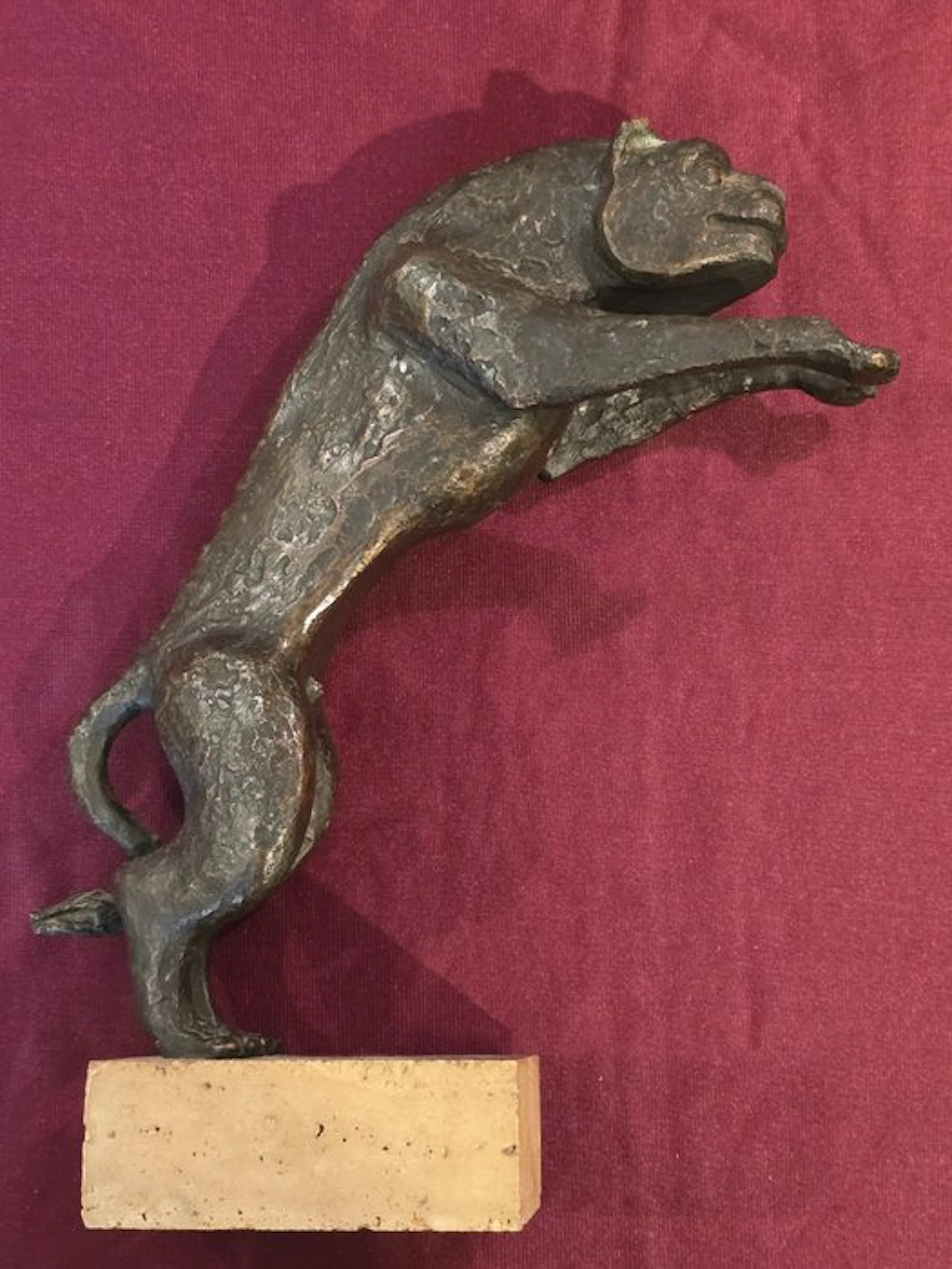 Sculpture, Animalier scultura bronzo - 24 cm - Gilt bronze - 1900