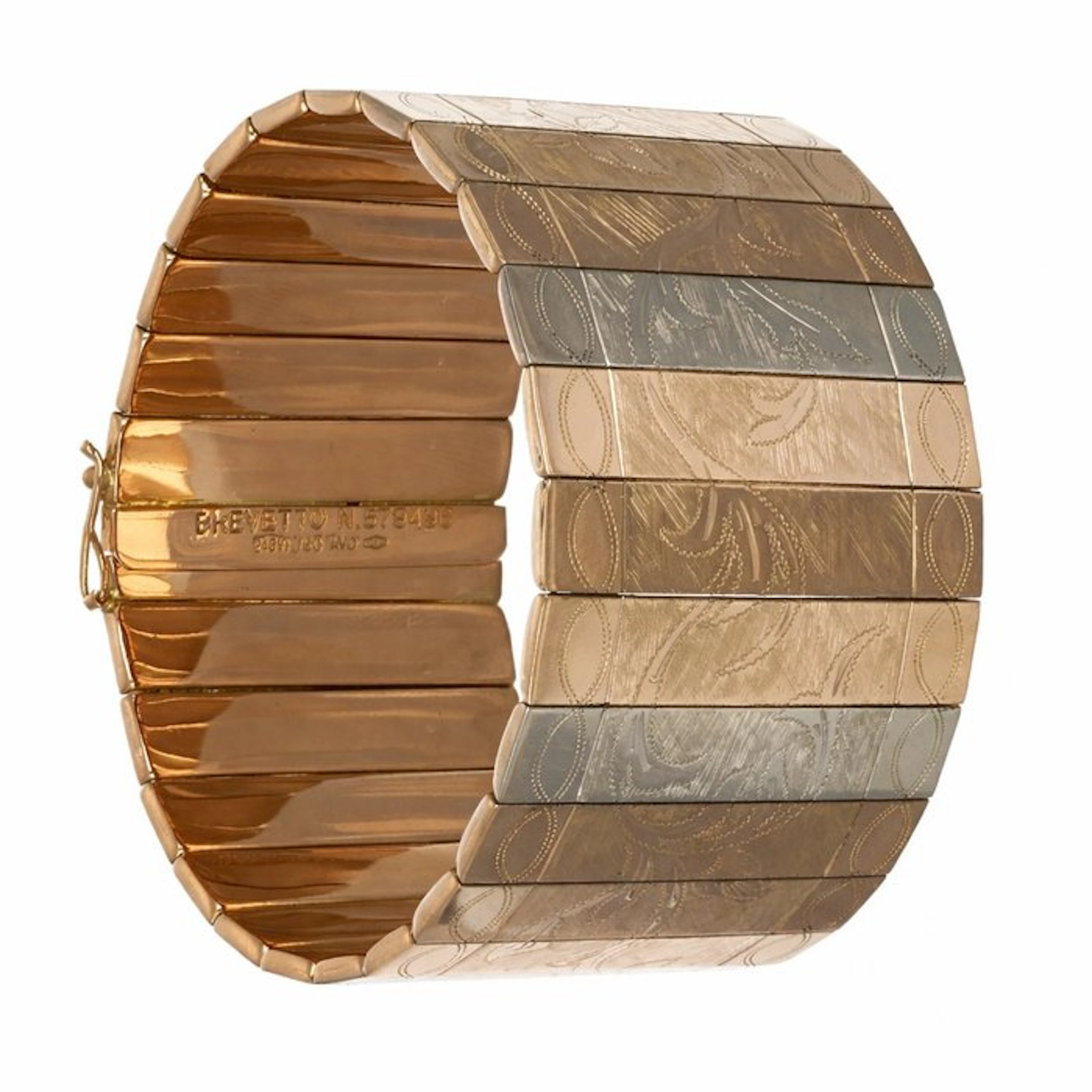 Bracelet - 18 kt. Yellow gold, White gold, Rose gold - Made in Italy - Handmade