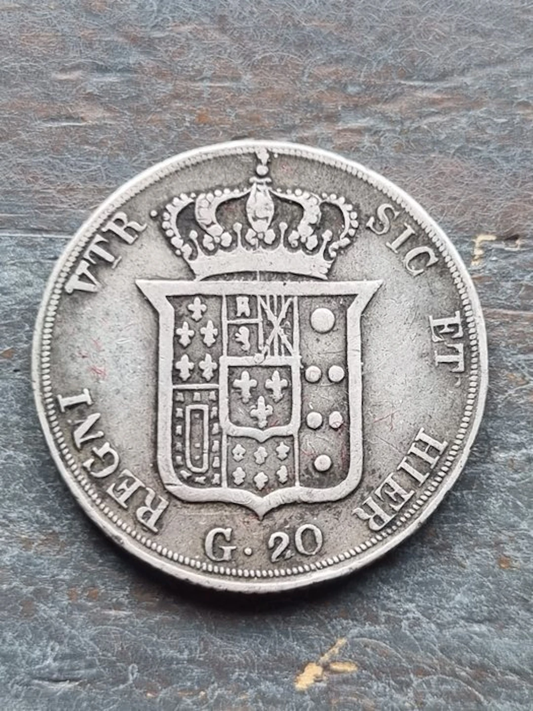 Italy, Kingdom of Two Sicilies Ferdinand II. 20 Grana 1835 (No reserve price)