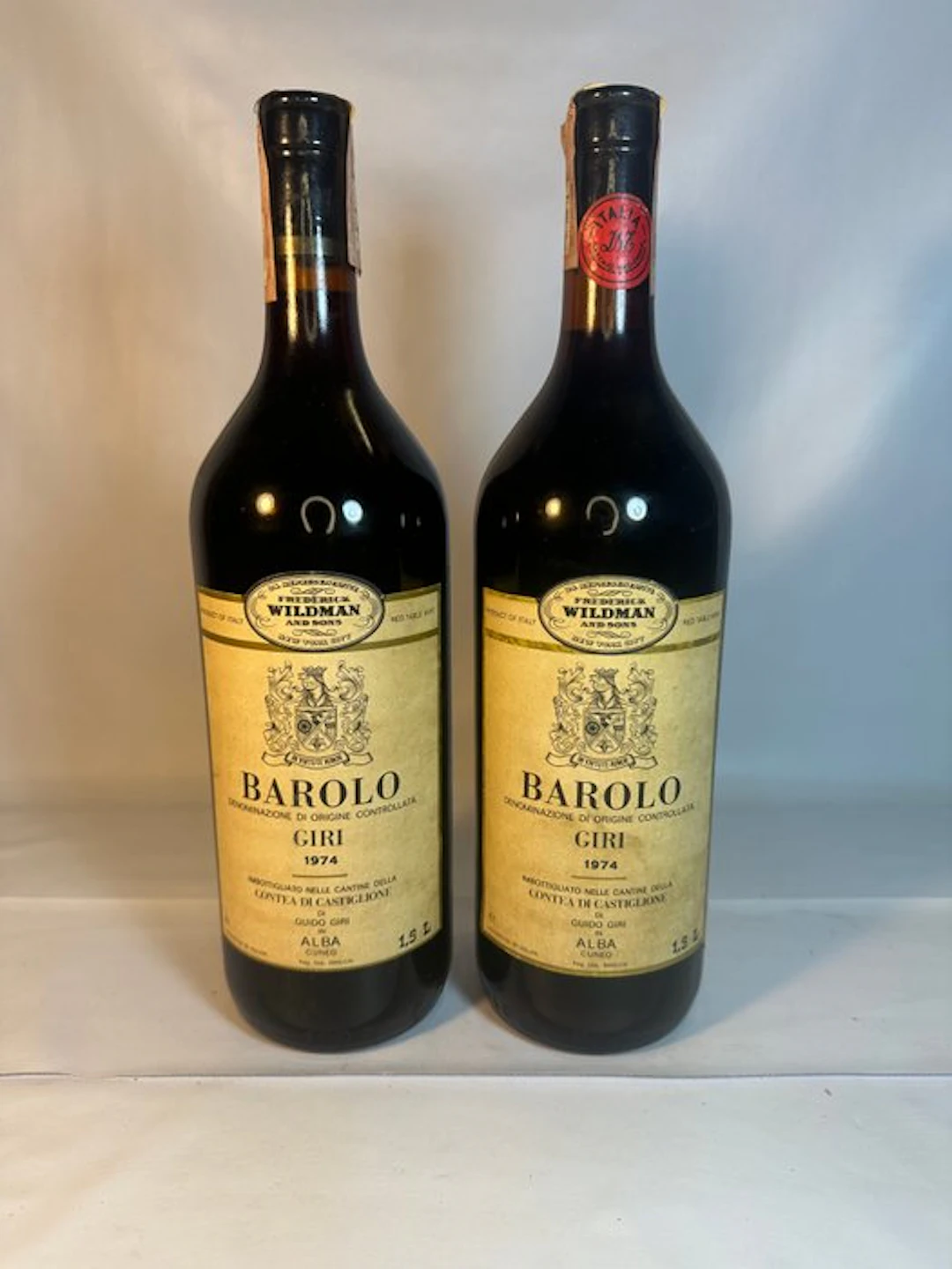 1974 Guido Giri - Barolo - 2 Magnums (1.5L)