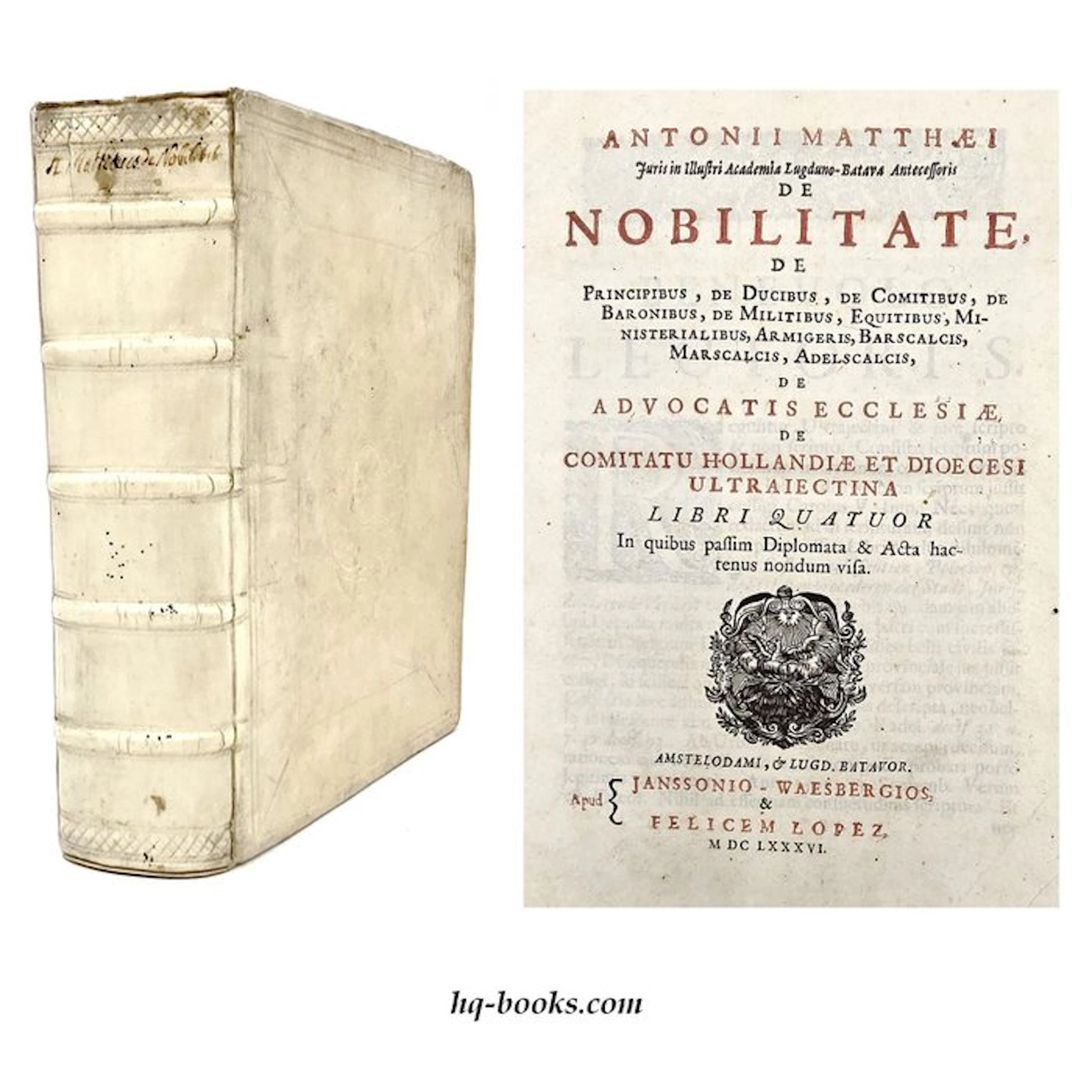 Antonius Matthaeus - De Principibus