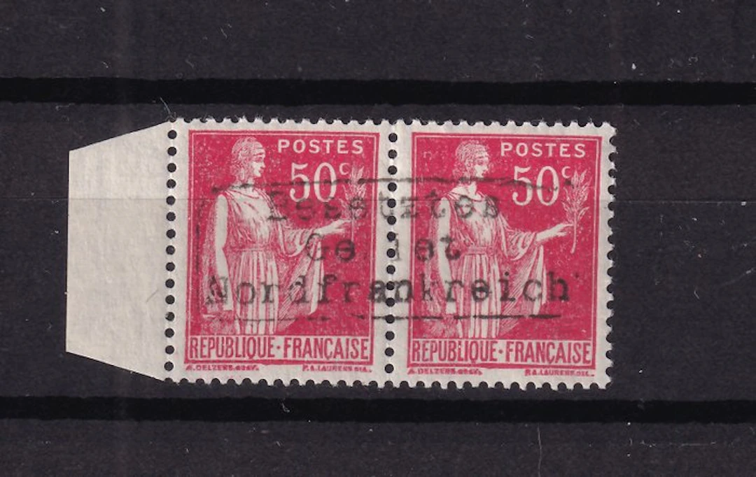 France - Dunkirk War Stamps ** 4M Signed Brun - Mayer