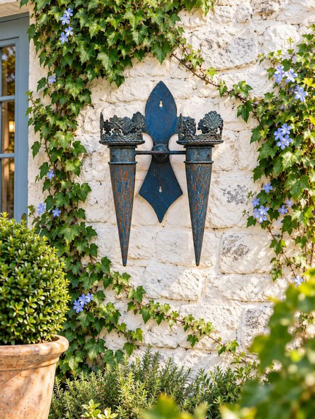 Wall decoration - Europe - blue wall sconce