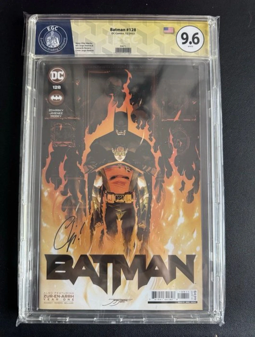Batman #128 - EGC 9.6 - Signed by Chip Zdarsky - 1 Signed...