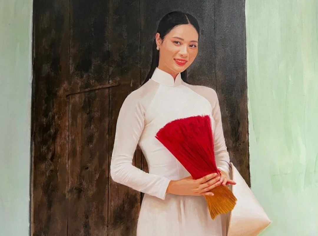 TA Duy Tung - La gardienne des traditions ↑80 →120 cm → No Reserve ✓