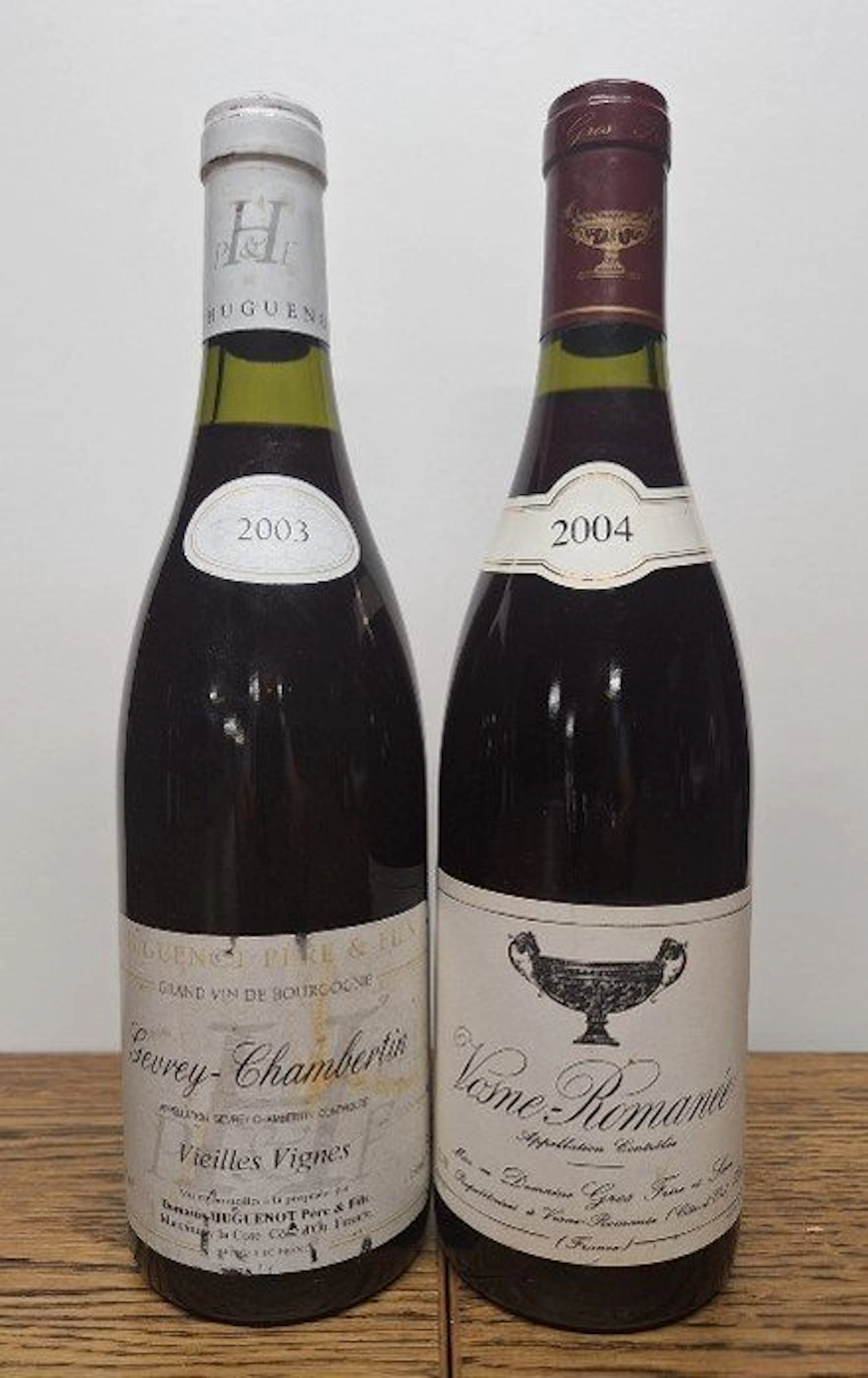 2004 Domaine Gros Frère & Sœur Vosne Romanée & 2003 Huguenot & fils