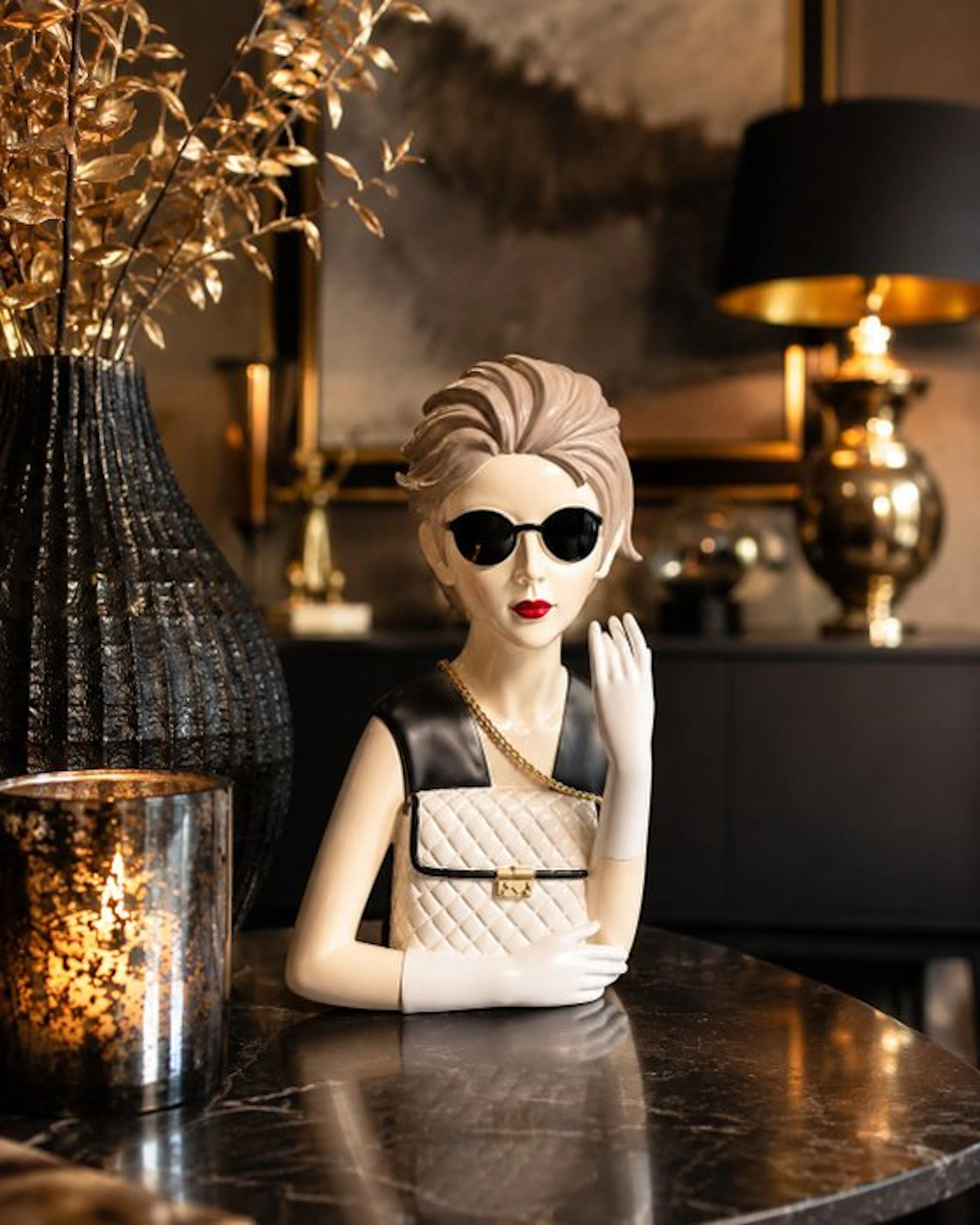 Bust, Iconische Fashion Lady Buste – Stijlvolle Design...