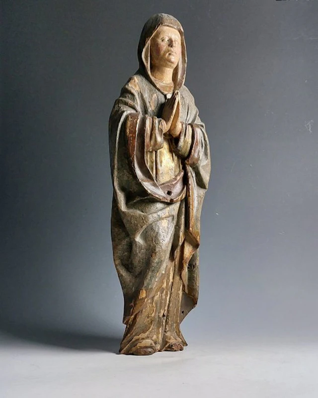 Sculpture, Onze-Lieve-Vrouw van Smarten - 59 cm - Basswood