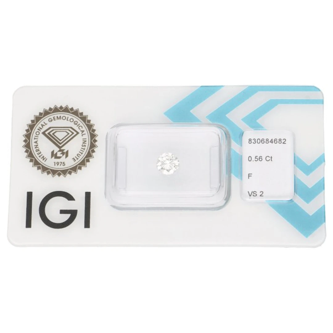 No reserve price - 1 pcs Diamond (Natural) - 0.56 ct...