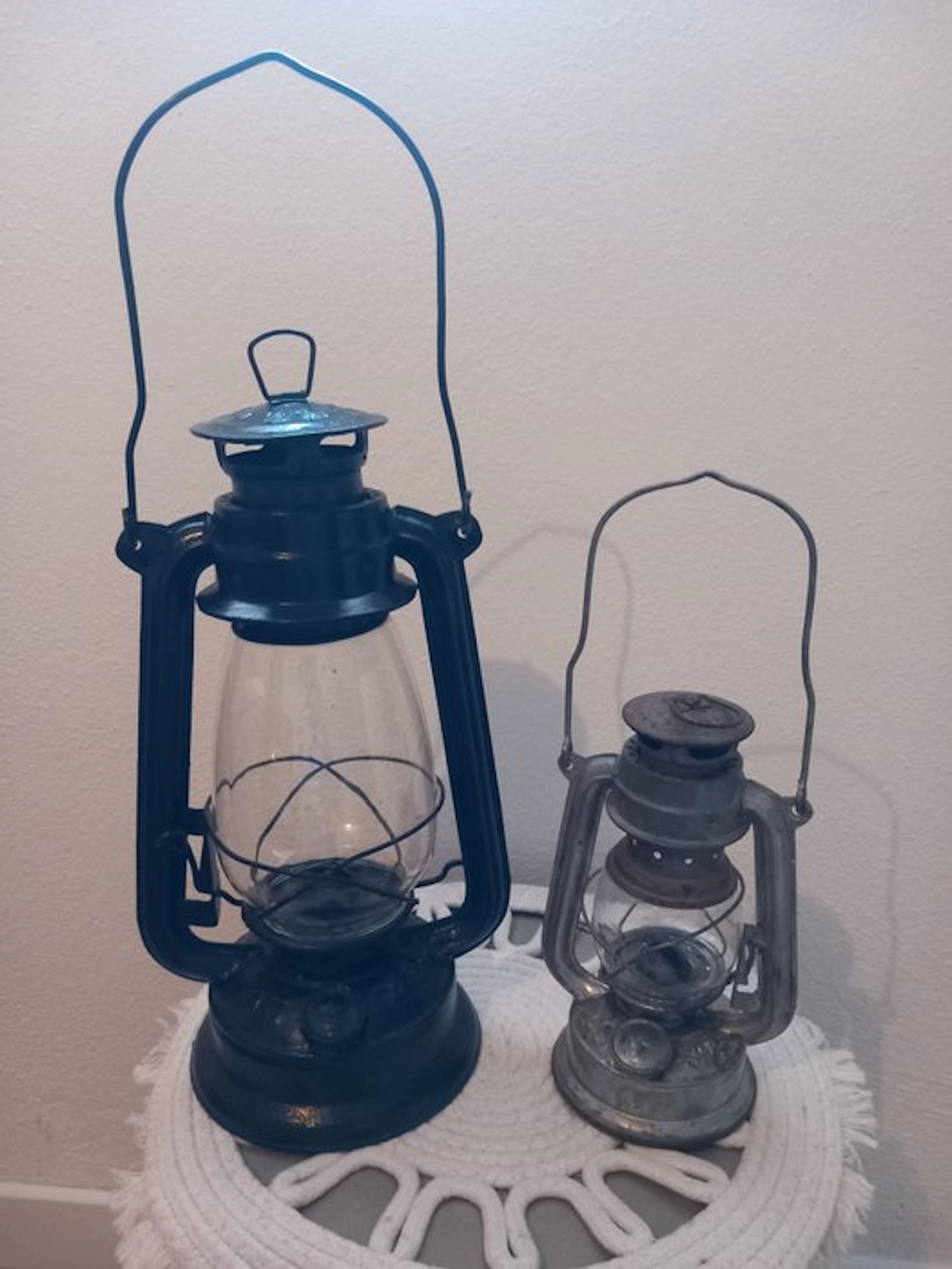 kwang Hwa - Kerosene lamp (2) - Metal, Glass