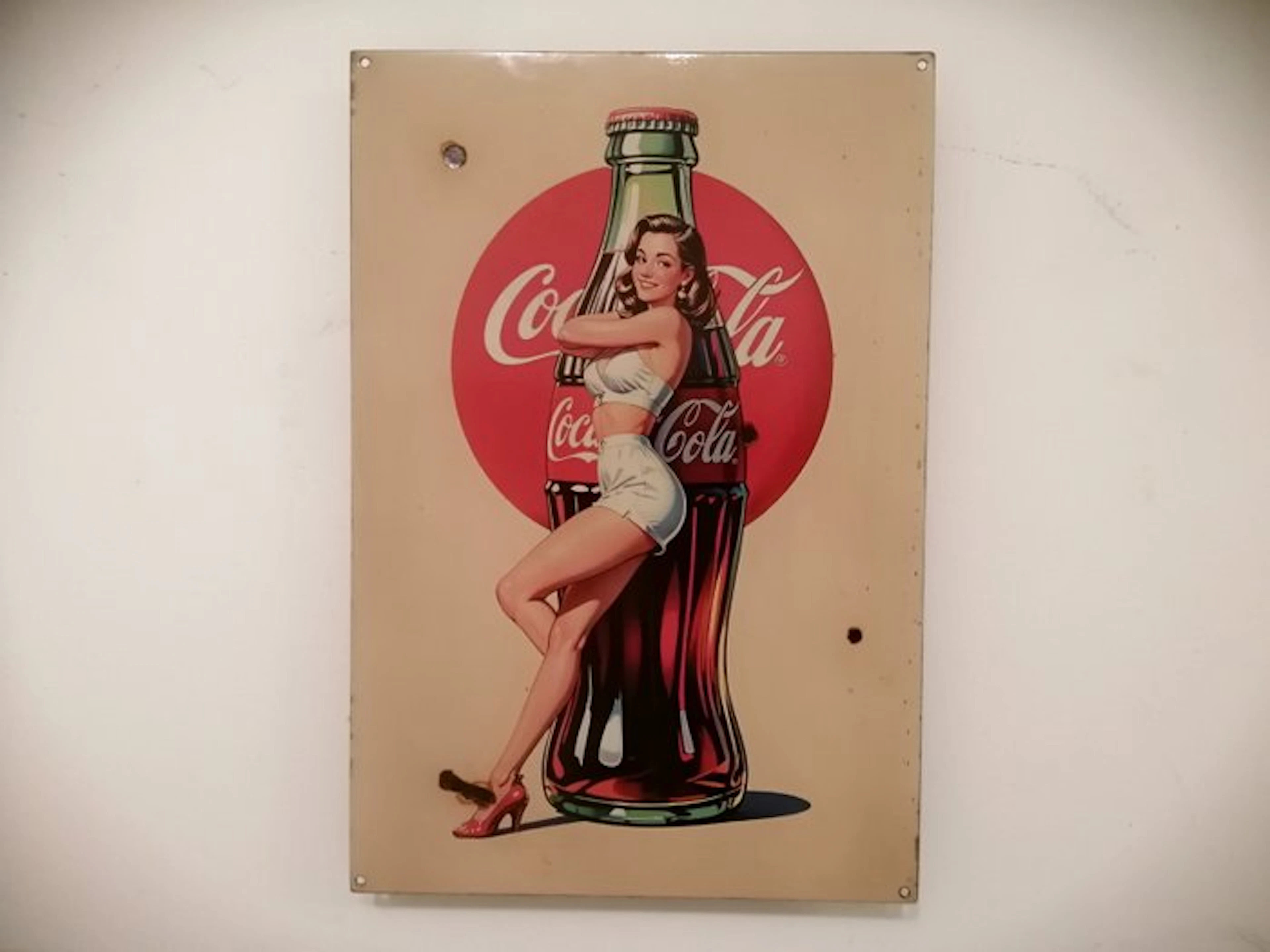 Coca-Cola - Mingozzi - Advertising sign - two thousand - Sheet metal