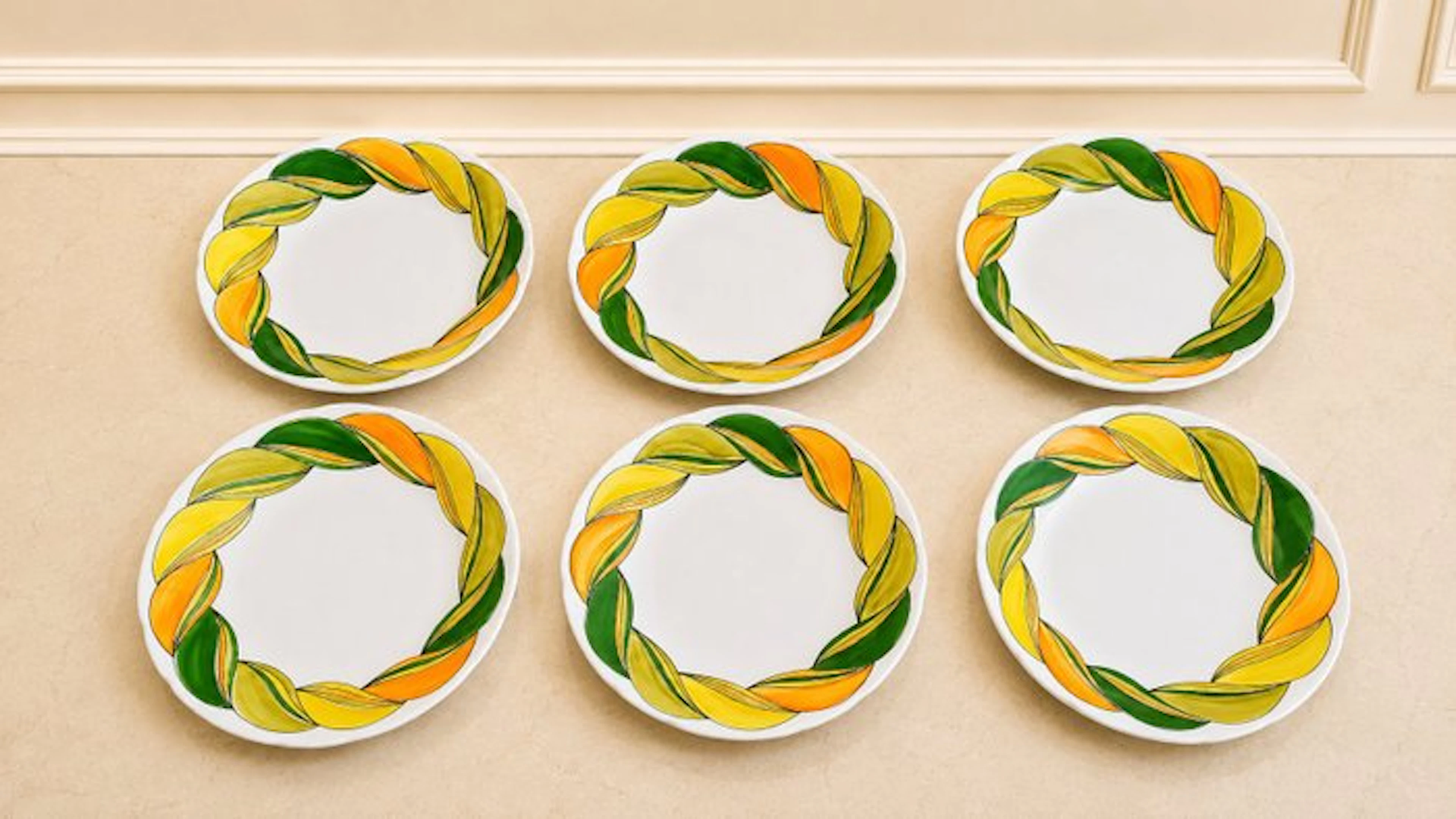 Villeroy & Boch - 6 Assiettes creuses - Table service for...