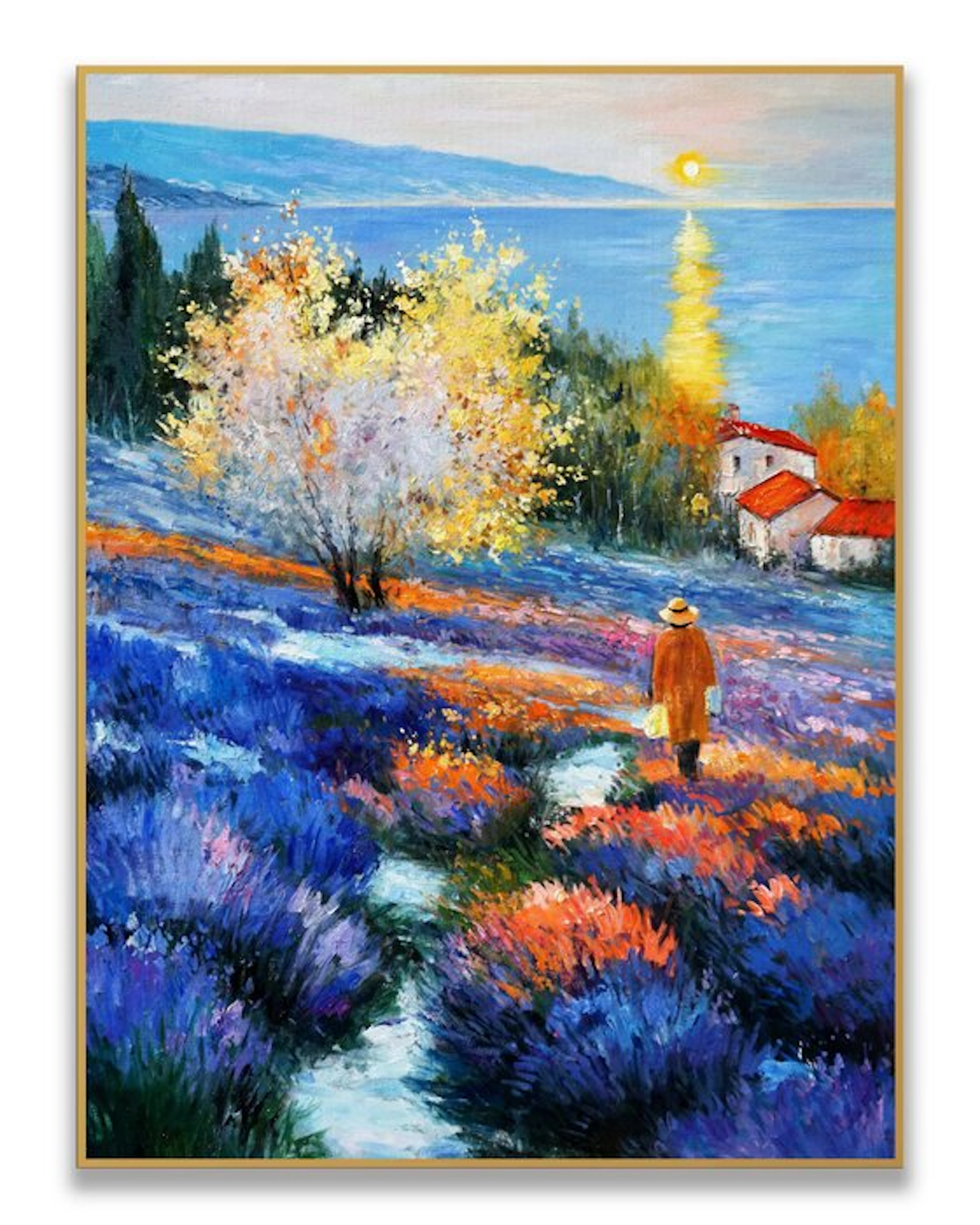 Stefano - Lavender Path at Dusk