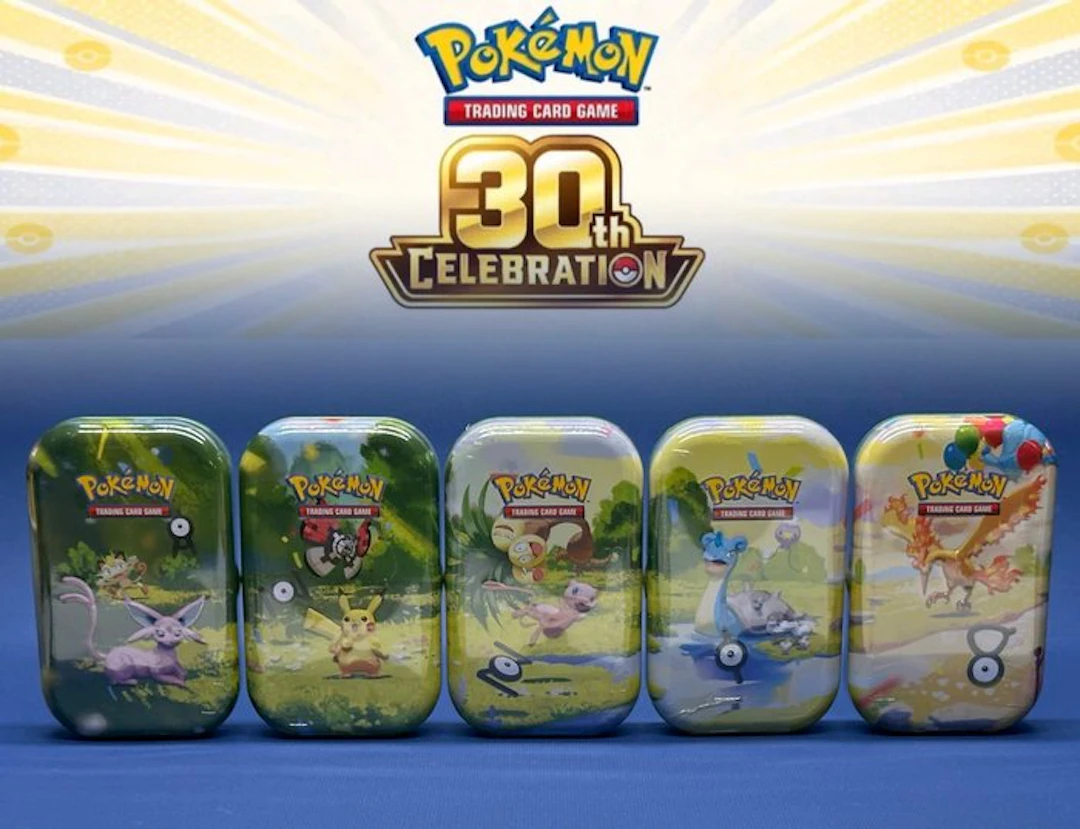 Pokémon Box - 30th Celebration Mini Tin "Day" - Set van 5 - 2026