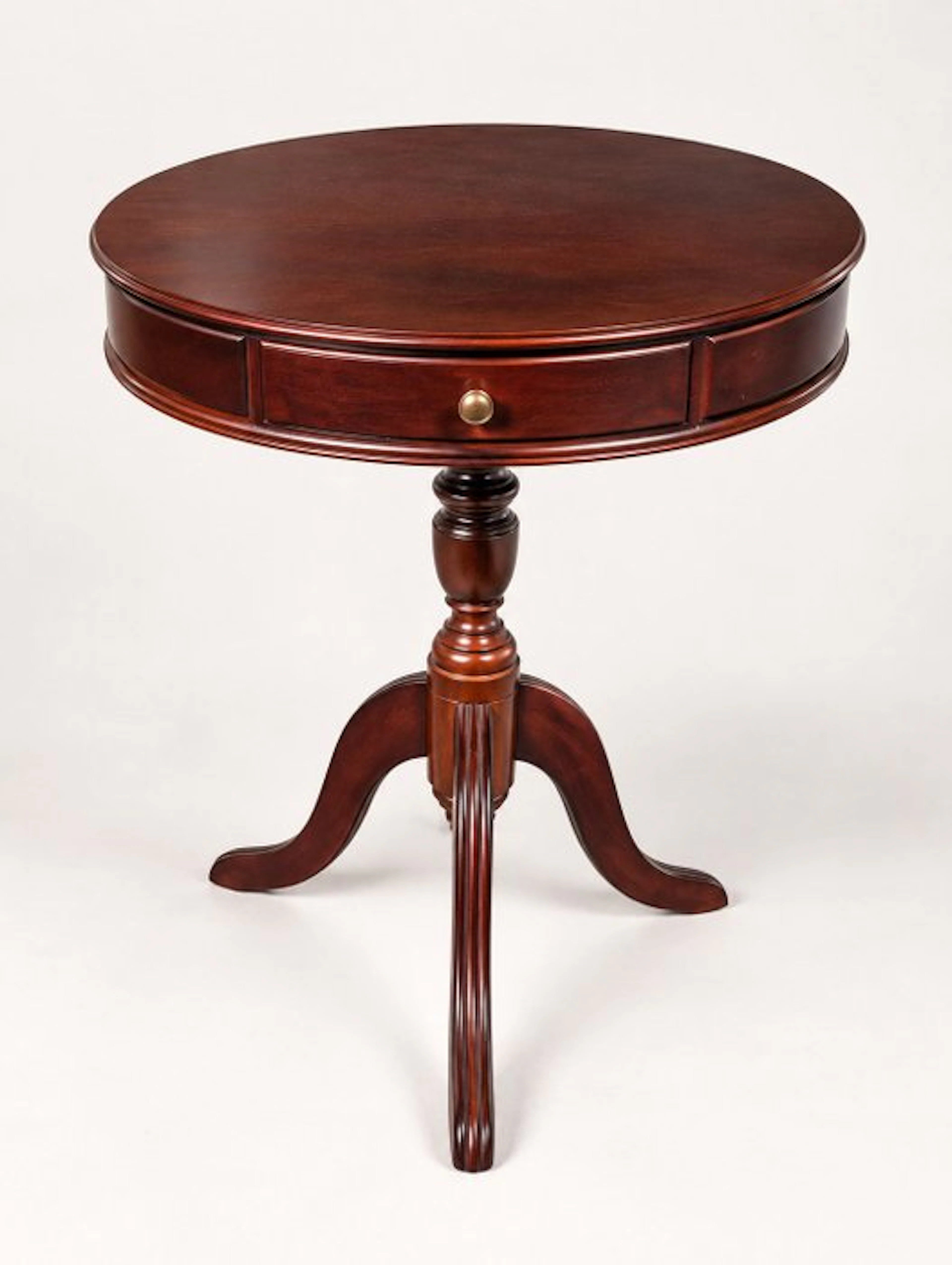 Gueridon - Mahogany - Victorian-style brass