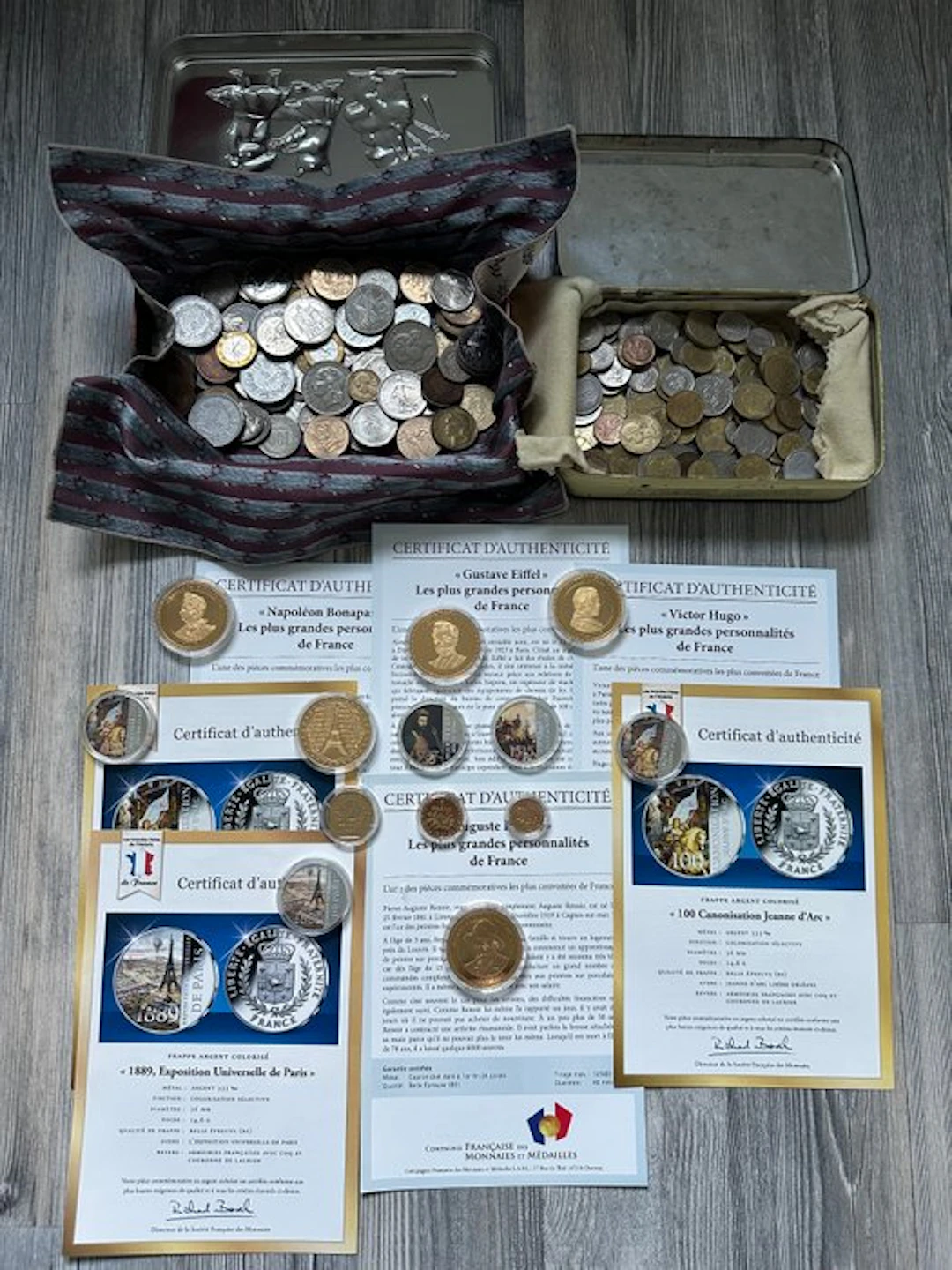. France Lot pièces de monnaies. (No reserve price)