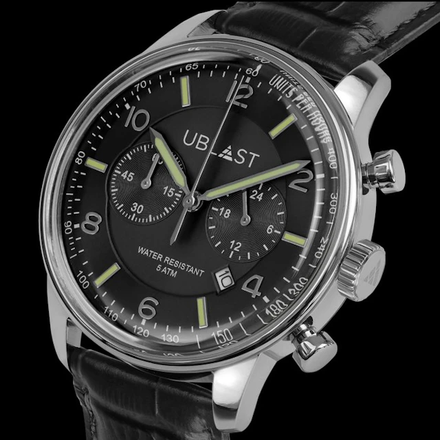 Ublast - Elegant Chronograph - No reserve price - REF. UBELCH40BK - Men - 2026