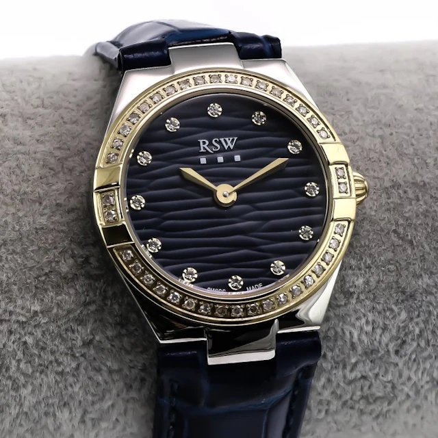 RSW - Swiss Diamond Watch - RSWL156-SGL-D-9 - No reserve...