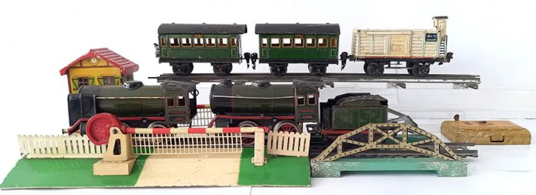 Märklin, JEP - Toy train treinset met toebehoren. Spoor-0. - 1940-1950