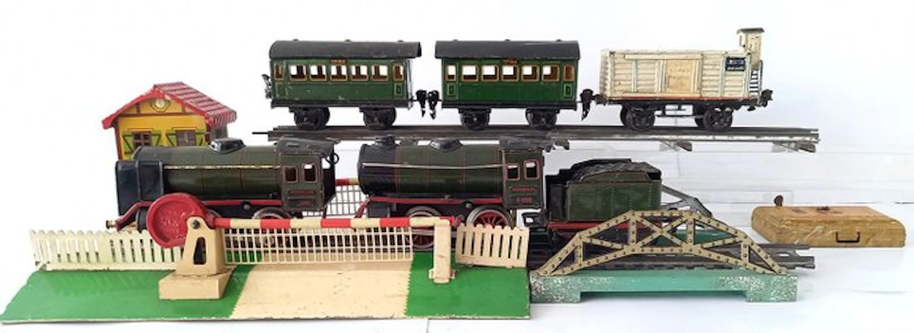 Märklin, JEP - Toy train treinset met toebehoren. Spoor-0. - 1940-1950
