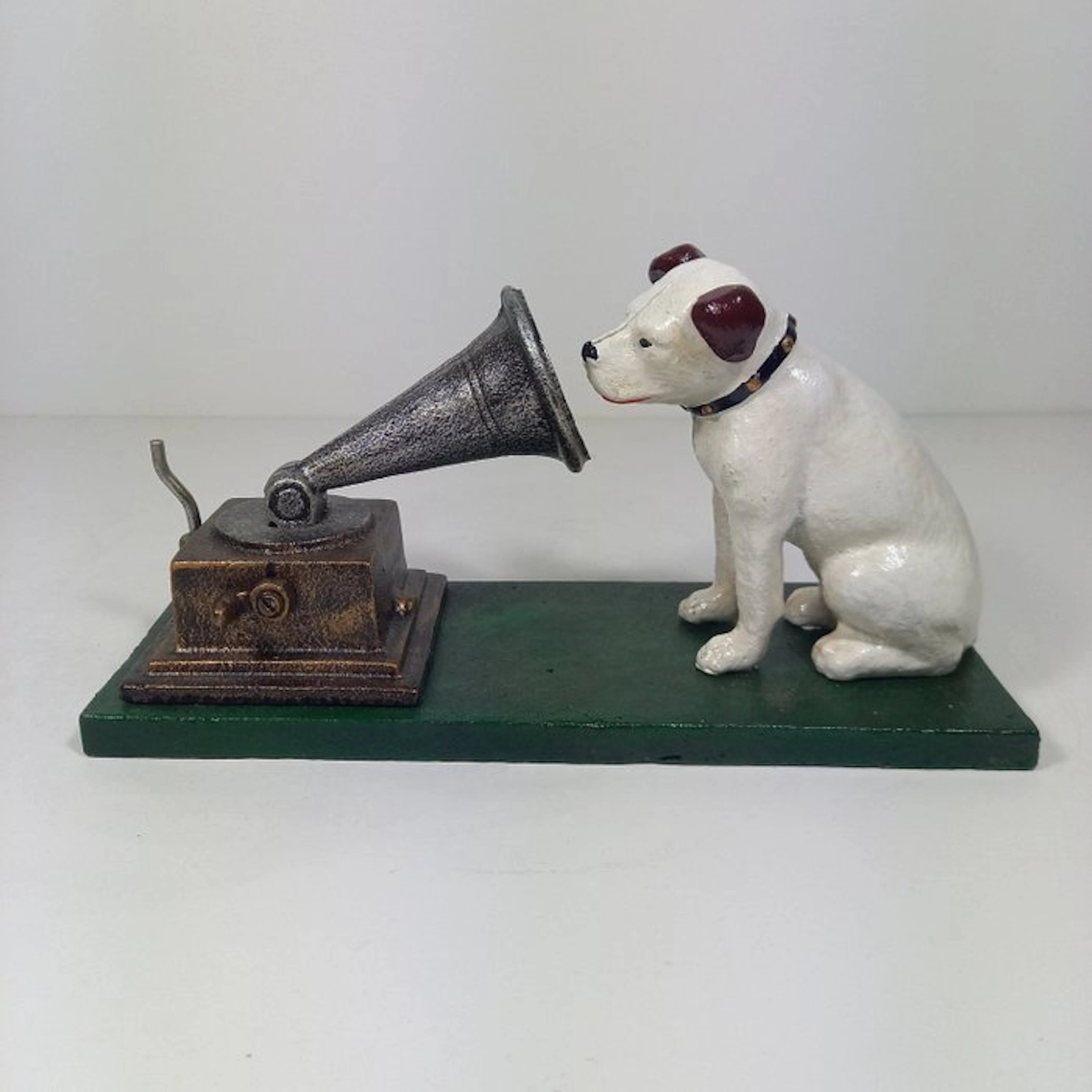 Sculpture, "HIS MASTERS VOICE, NIPPER" - 22 cm - Cast iron