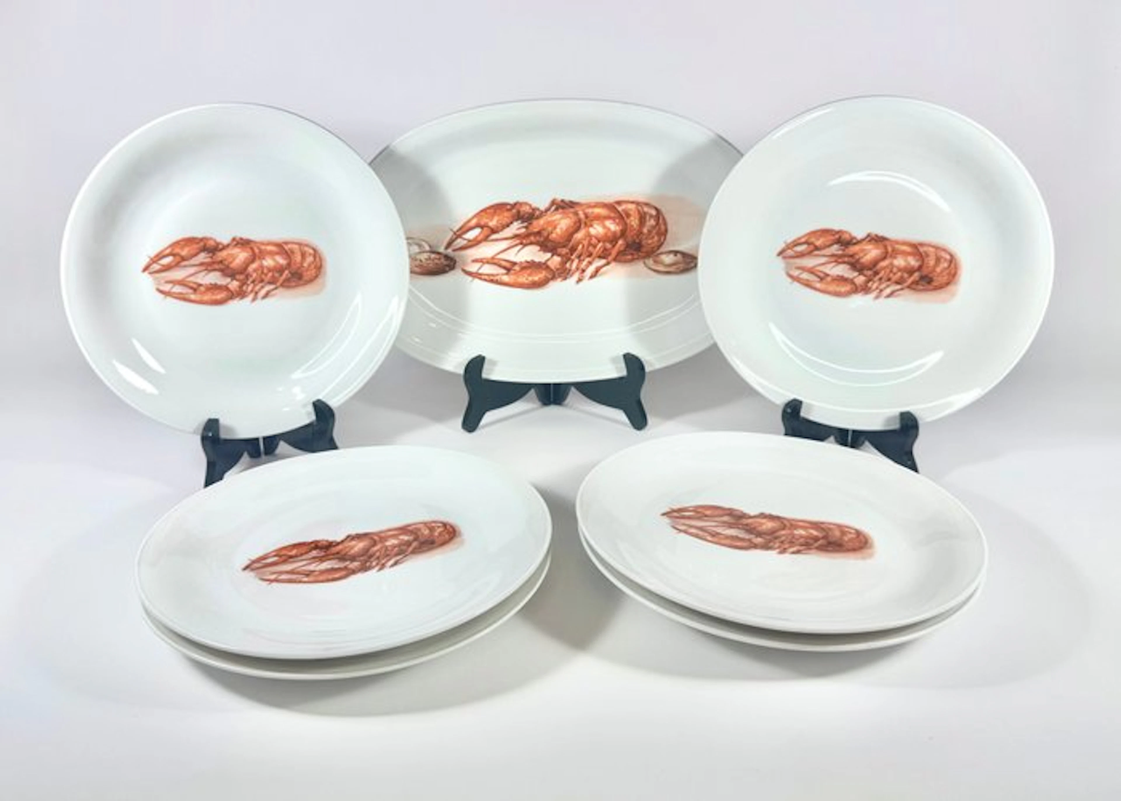 Hutschenreuther, Bavaria - Serving plate (7) - Porcelain - Lobster Service
