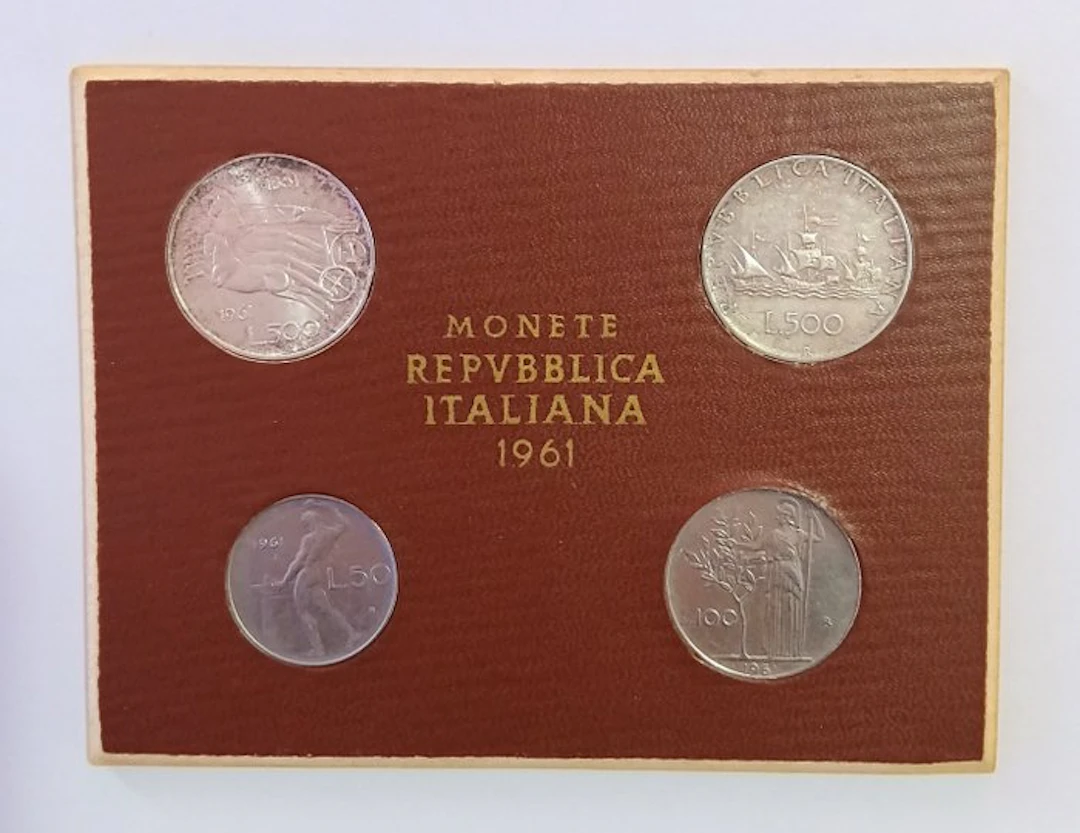 Italy, Republic 4 Monete 1961 (incluso argento) (No reserve price)