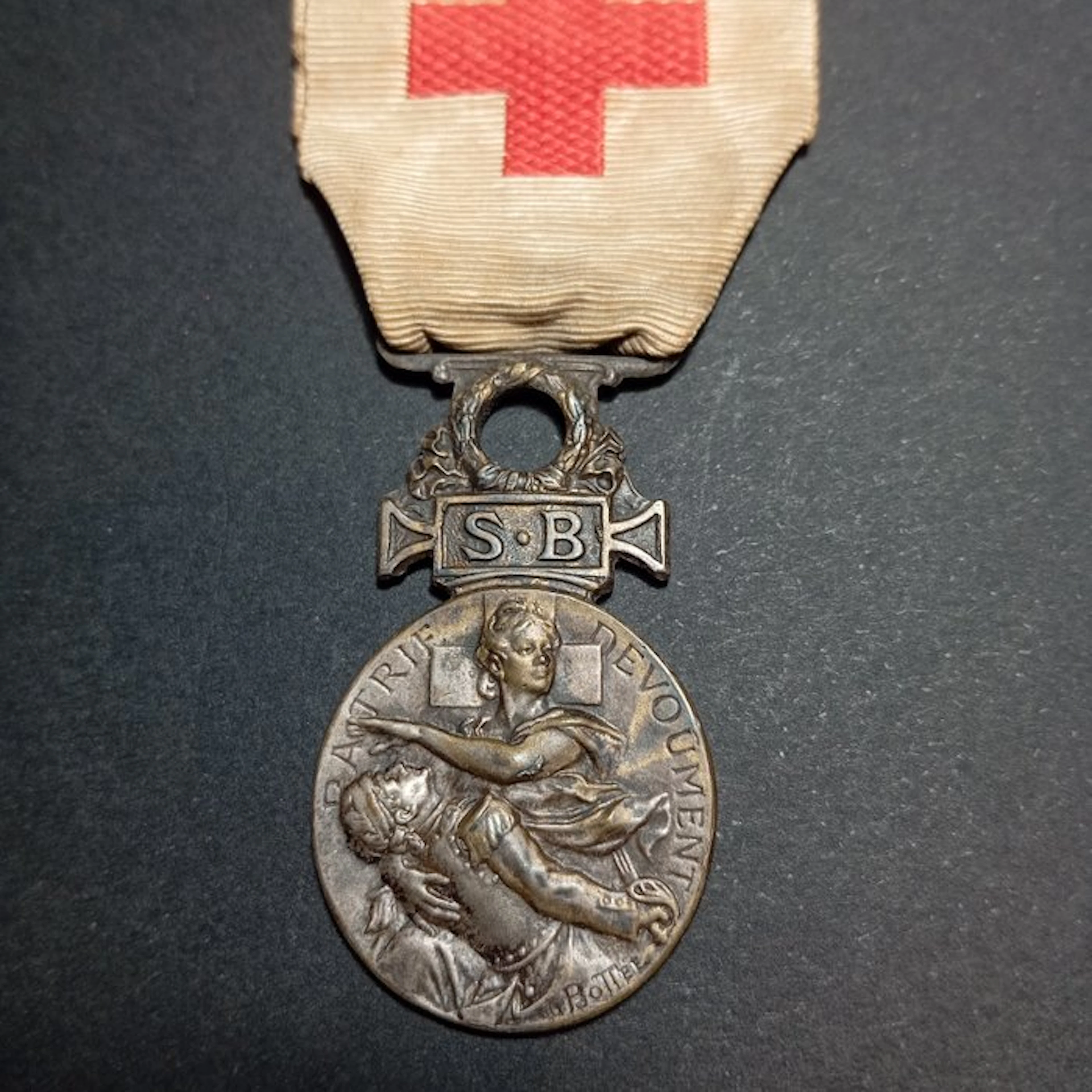 France - Medal - Médaille ancienne de la croix rouge 14/18 ww1 - 1914
