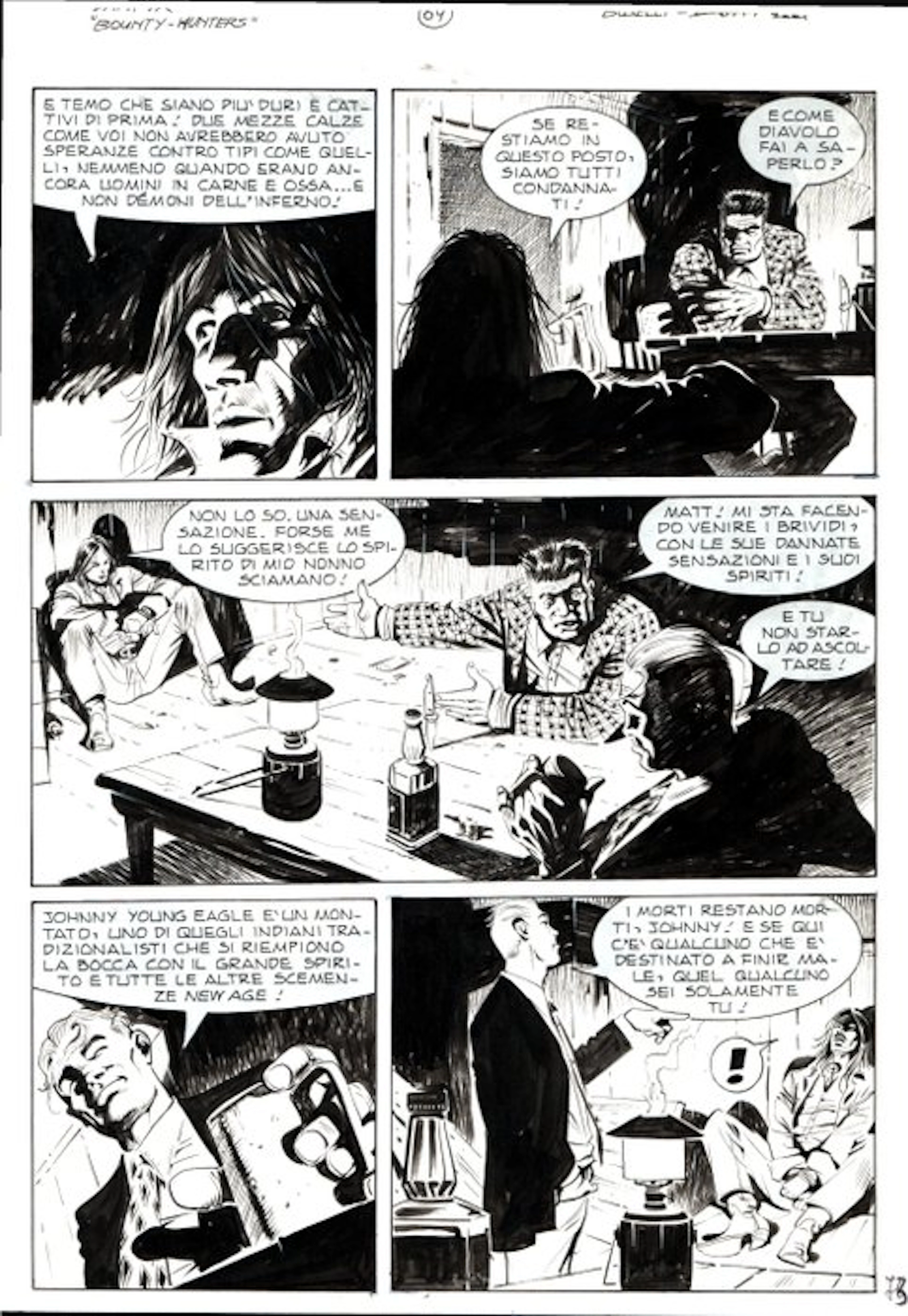 Dotti, Maurizio - 1 Original page - Dampyr #28 - "La...
